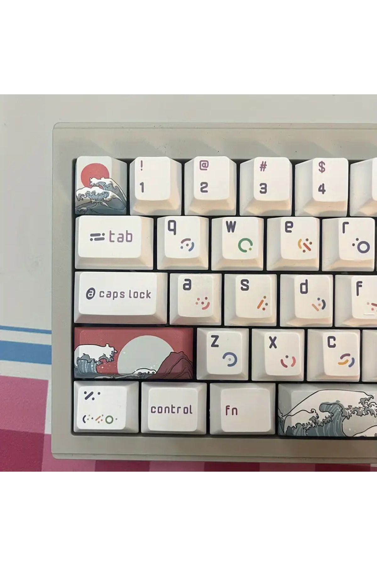 SpaceMuffins Okyanus Temali Mekanik Klavye Tuşu Keycaps