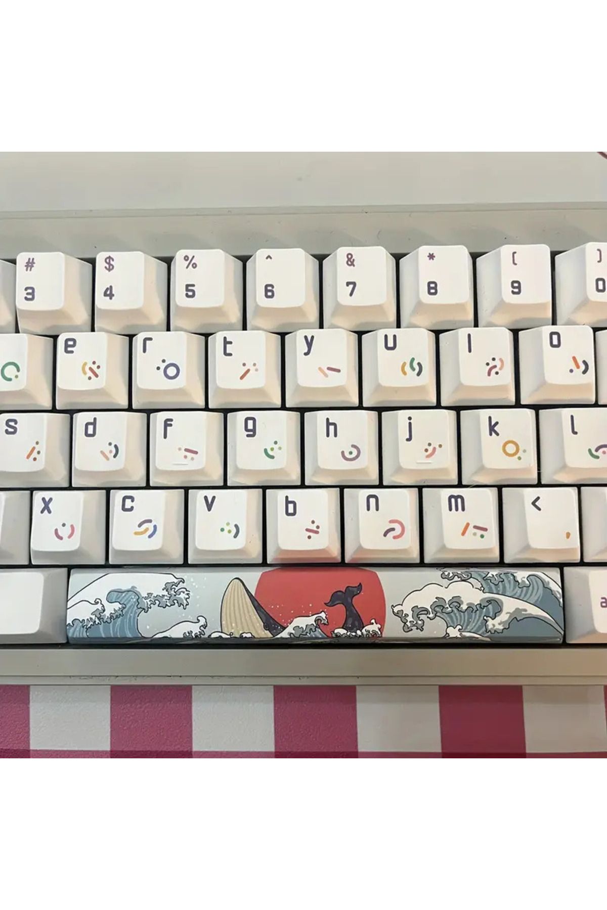 SpaceMuffins Okyanus Temali Mekanik Klavye Tuşu Keycaps