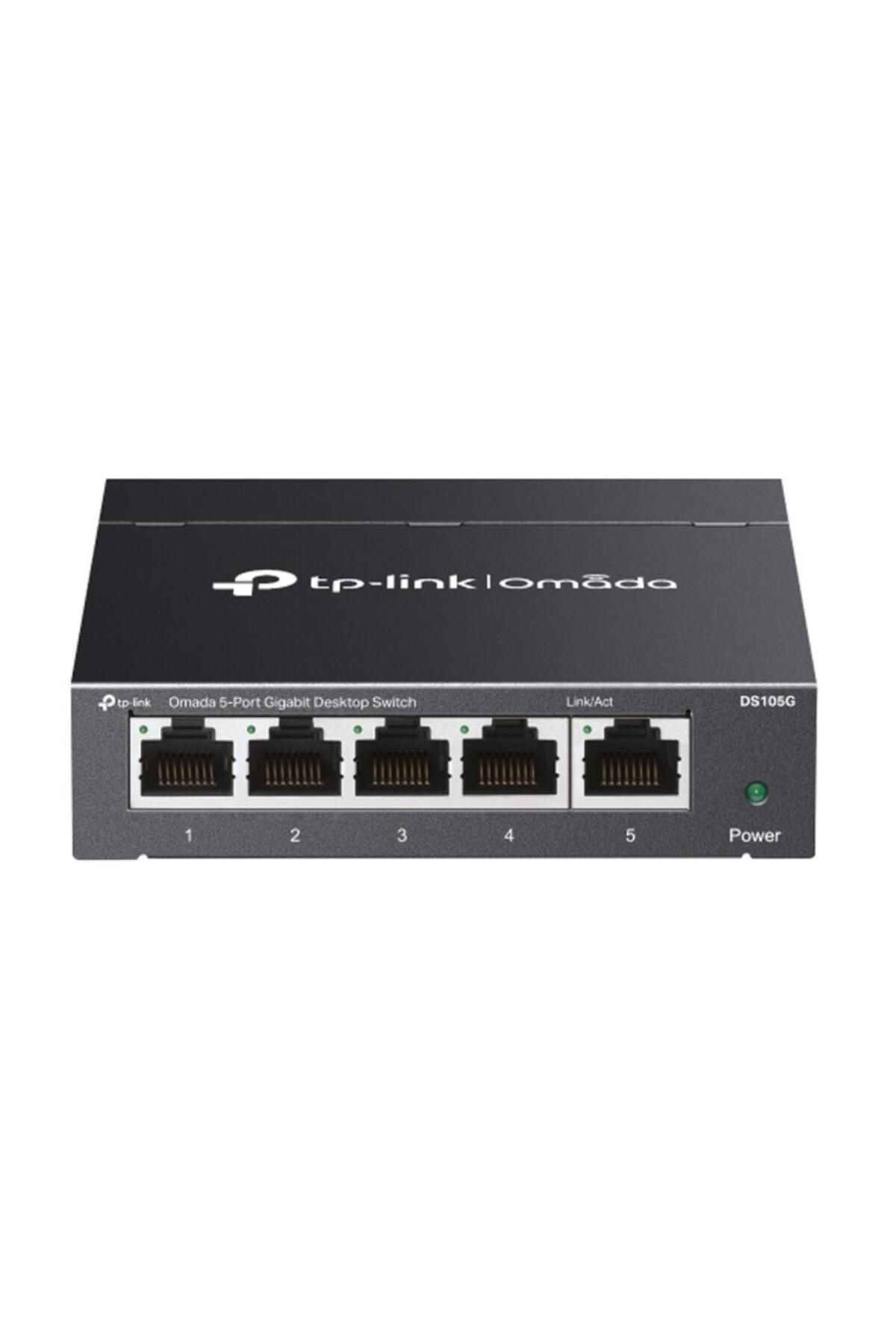 TP-Link Omada Ds105g 5 Port 10-100-1000 Mbps Switch Çelik Kasa Rack Mount