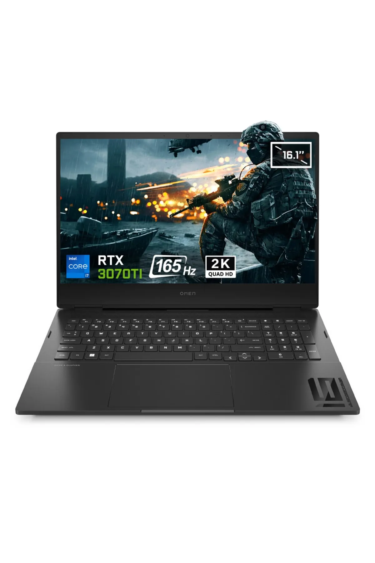 HP Omen 16-K0008NT 7H8Z5EA i7-12700H 32GB 1TB RTX 3070Ti 16.1 inç 165Hz QHD Freedos Gaming Laptop