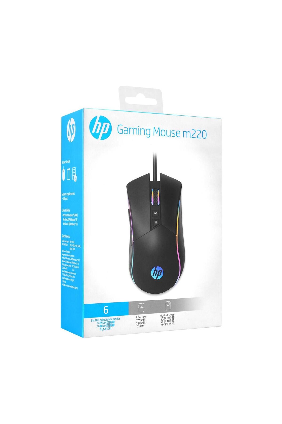 HP omx 4800 Dpi Rgb Ledli Gaming Kablolu Oyuncu Mouse gextrx 976748