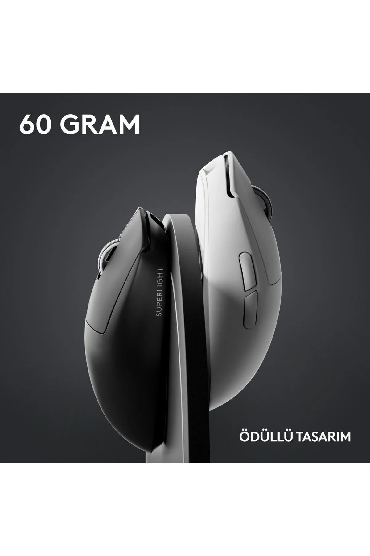 Logitech omx PRO X SUPERLIGHT 2 Hafif HERO 2 Sensör 32.000 DPI LIGHTSPEED Kablosuz Oyuncu Mouse gextrx 97674