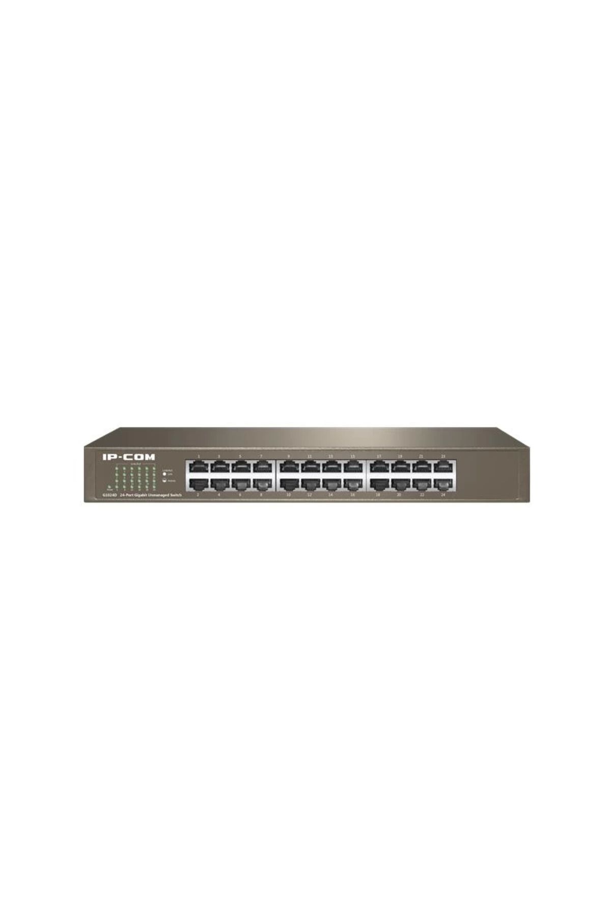 IP-COM Ontech - G1024d 24 Port Gıgabıt Metal Kasa Rackmount Swıtch