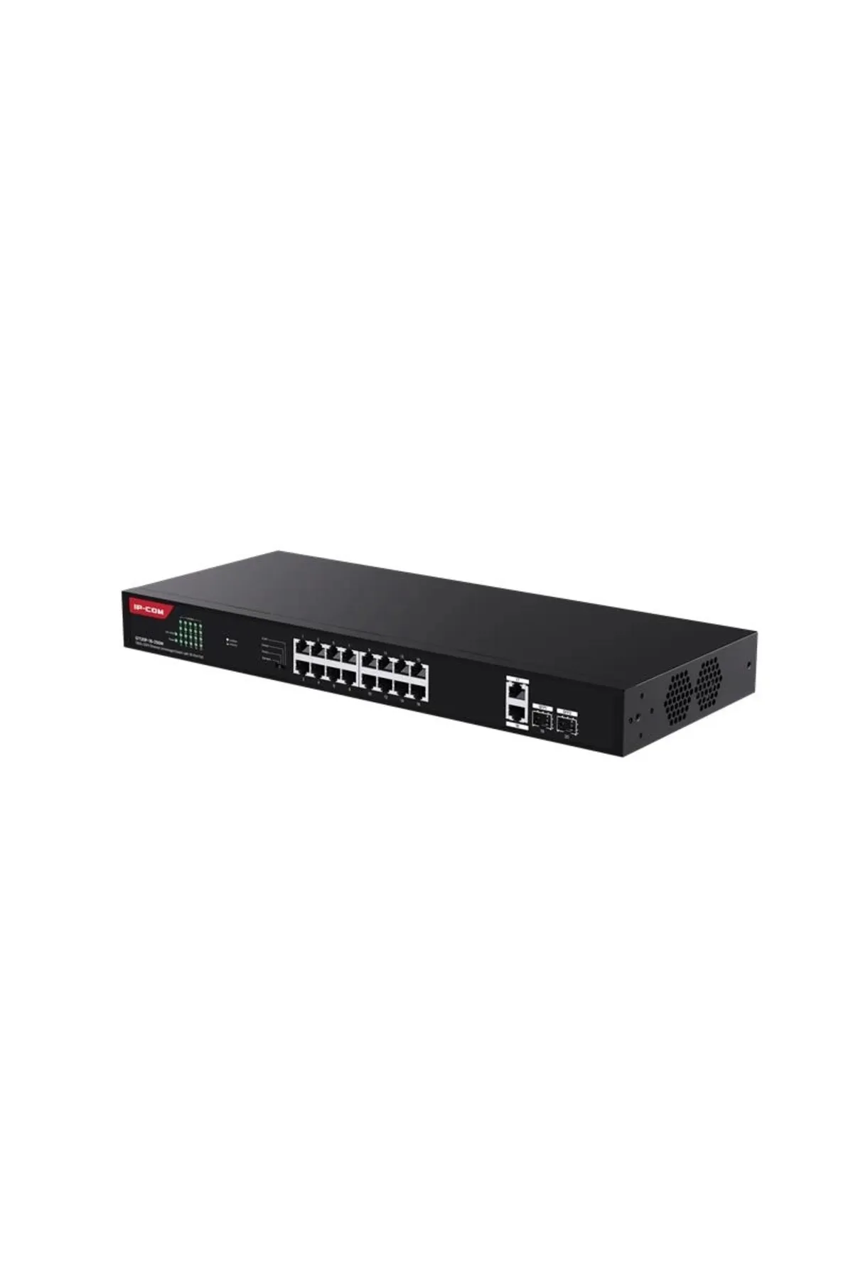 IP-COM Ontech - G1120p-16-250w 16 Port Gıgabıt 2xgb Rj45/sfp Uplınk 230w Poe Rackmount Swıtch