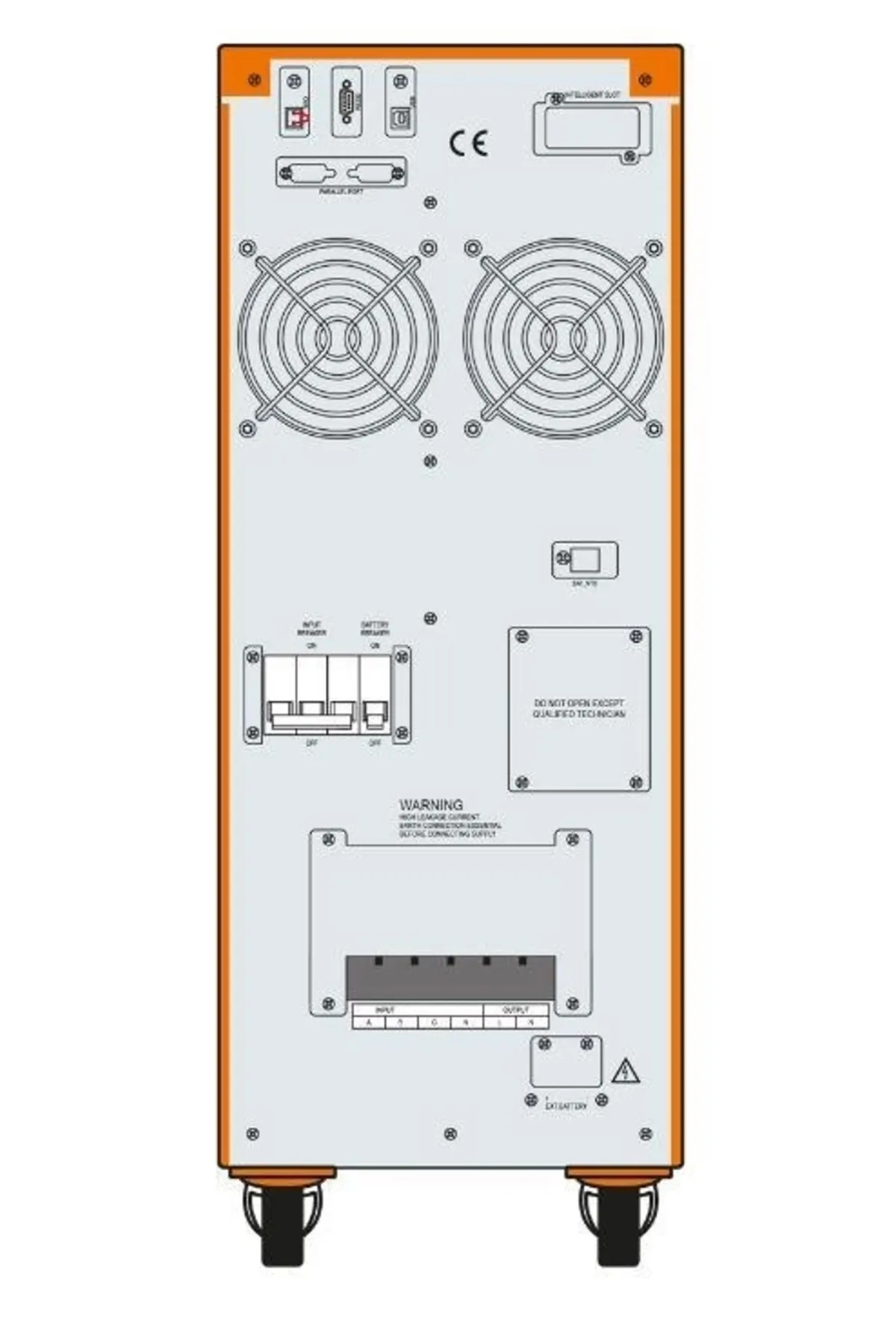 Makelsan ONTECH - Makelsan Powerpack Se 10kva 1f/1f (20x7ah) 4/8dk Onlıne Ups