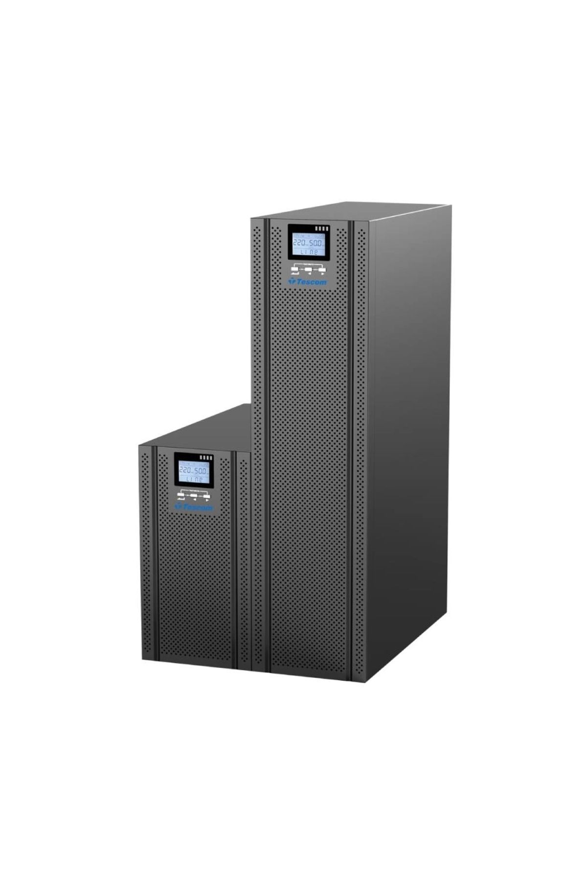 TESCOM Ontech - Teos 6kva 1f/1f (16X9AH) 5/10dk Lcd Onlıne Ups