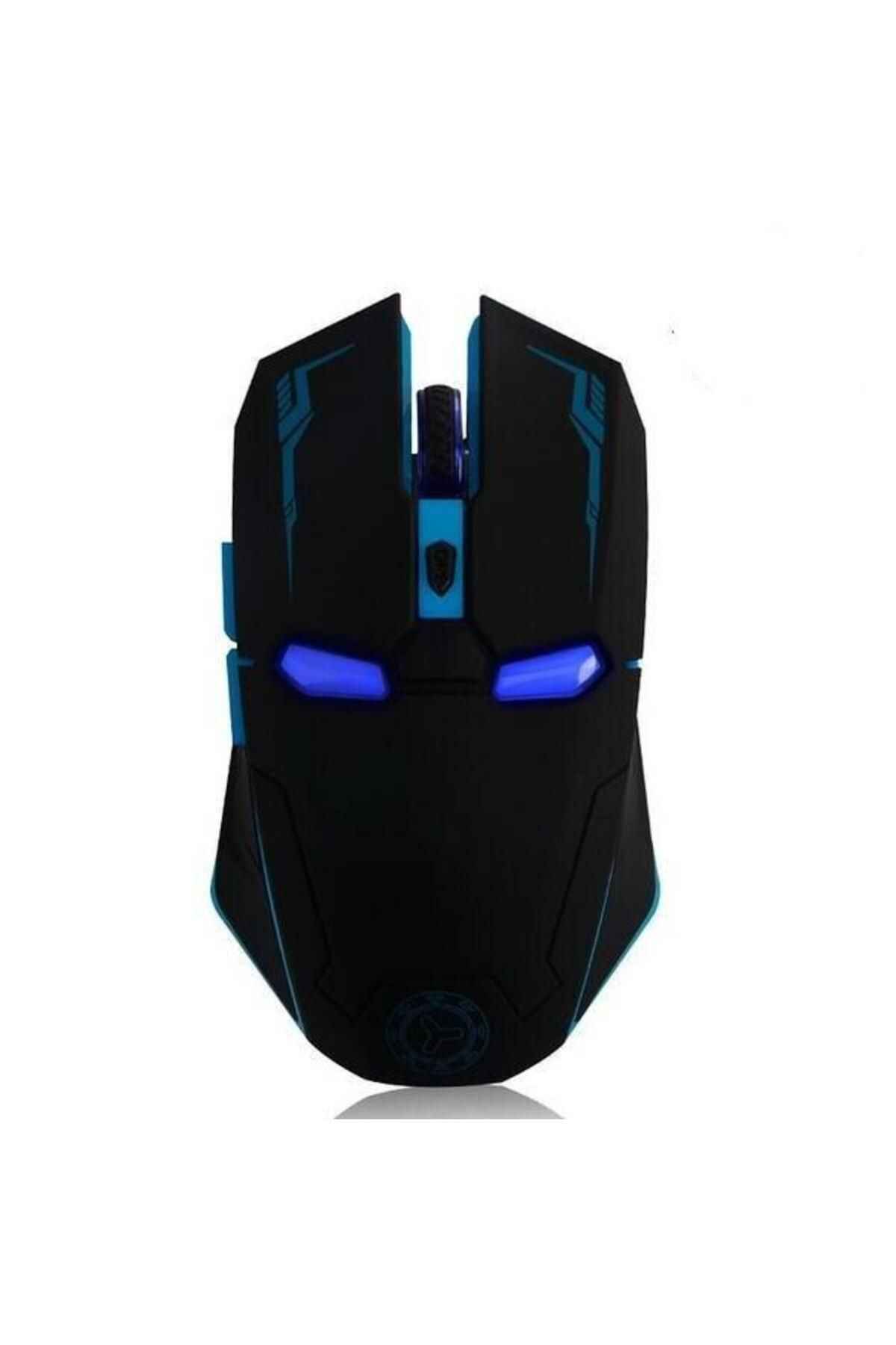 Profisher Optik Mouse 2.4ghz Ergonomik Kablosuz Demir Adam Şekilli Siyah