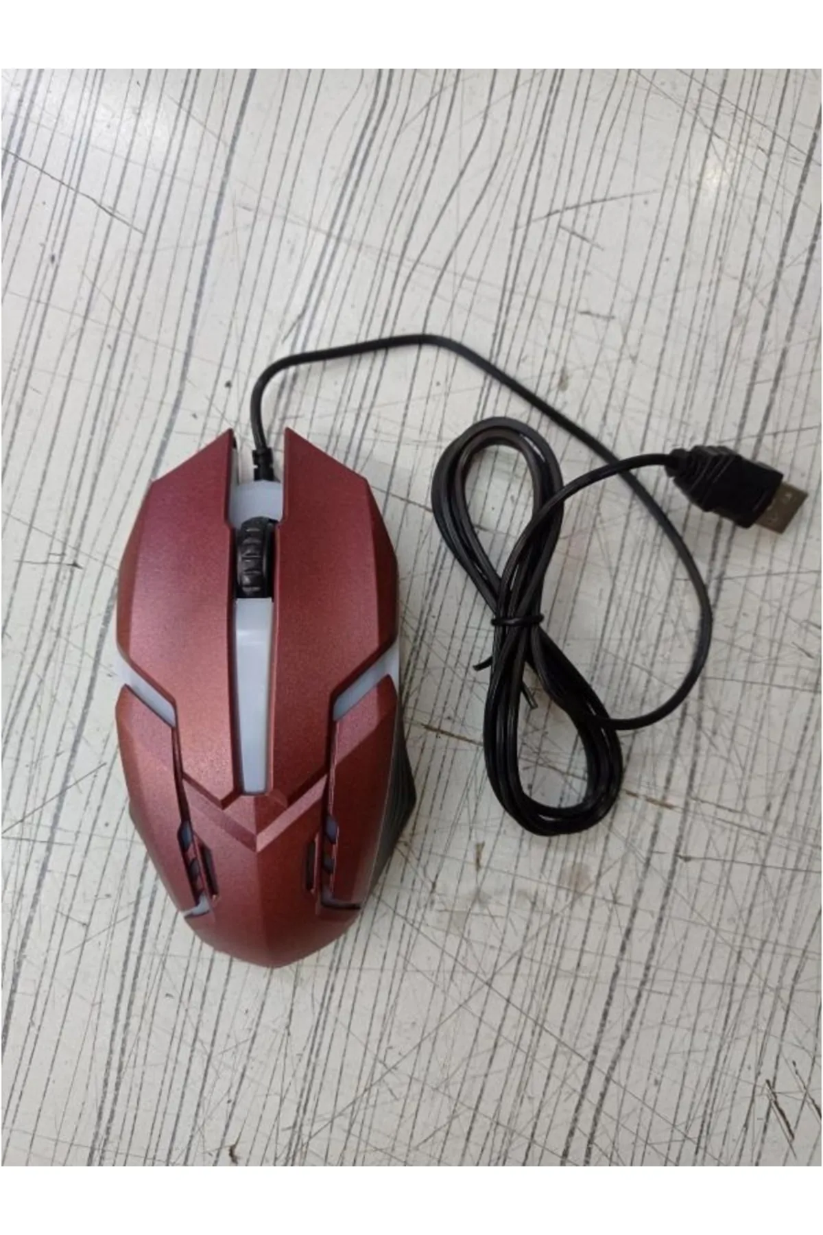 KEEPRO Optik Oyuncu Mouse - Bordo