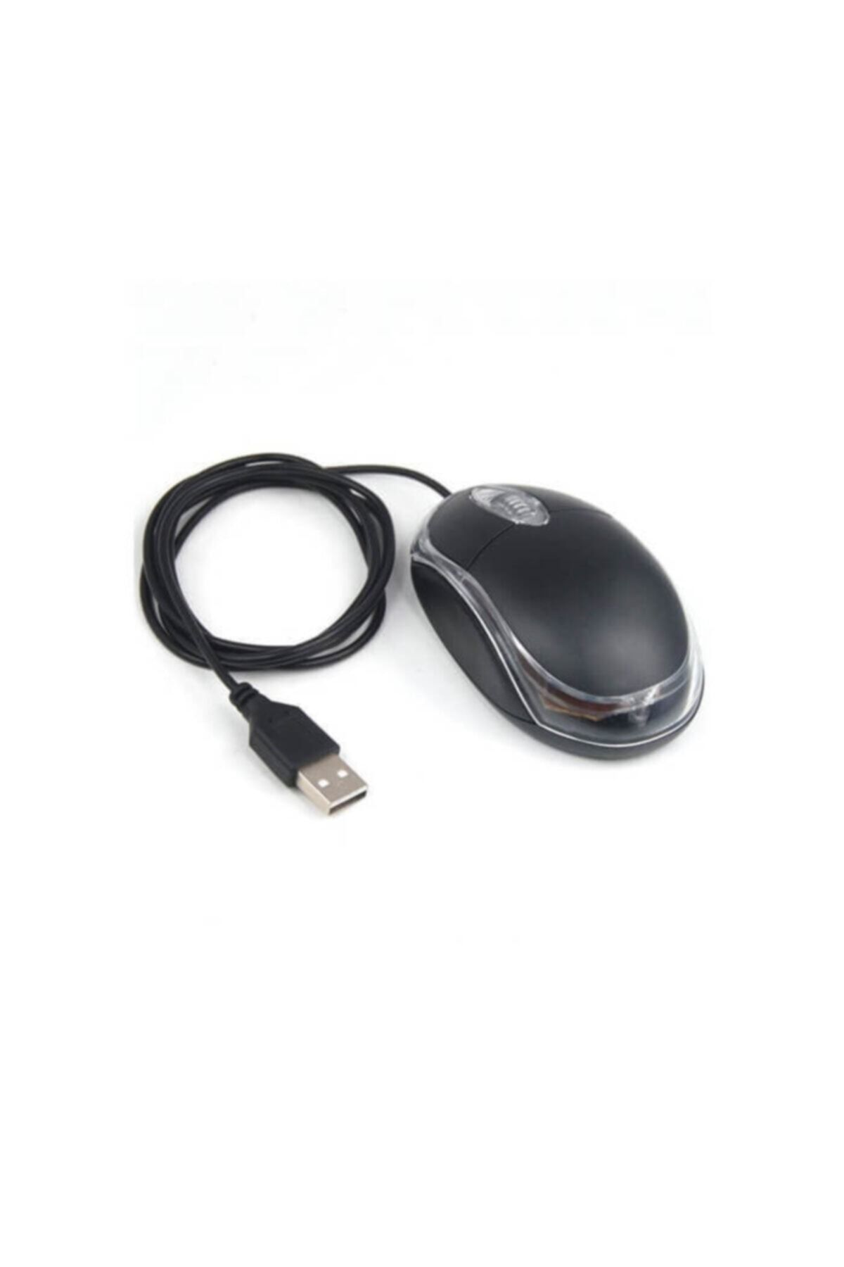 WOZLO Optik Usb Mouse Kırmızı Işıklı Mini Usb Maus