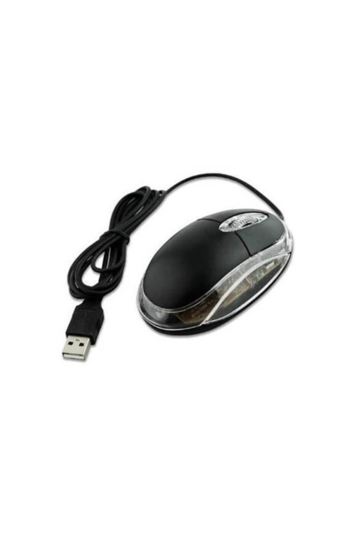 WOZLO Optik Usb Mouse Kırmızı Işıklı Mini Usb Maus