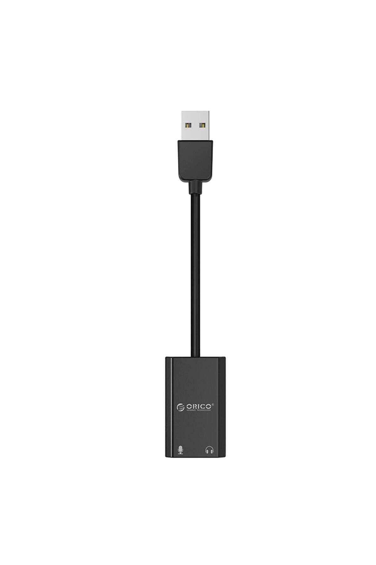 Orico Orıco Skt2-bk Harici 3.5mm Usb Ses Kartı, Siyah