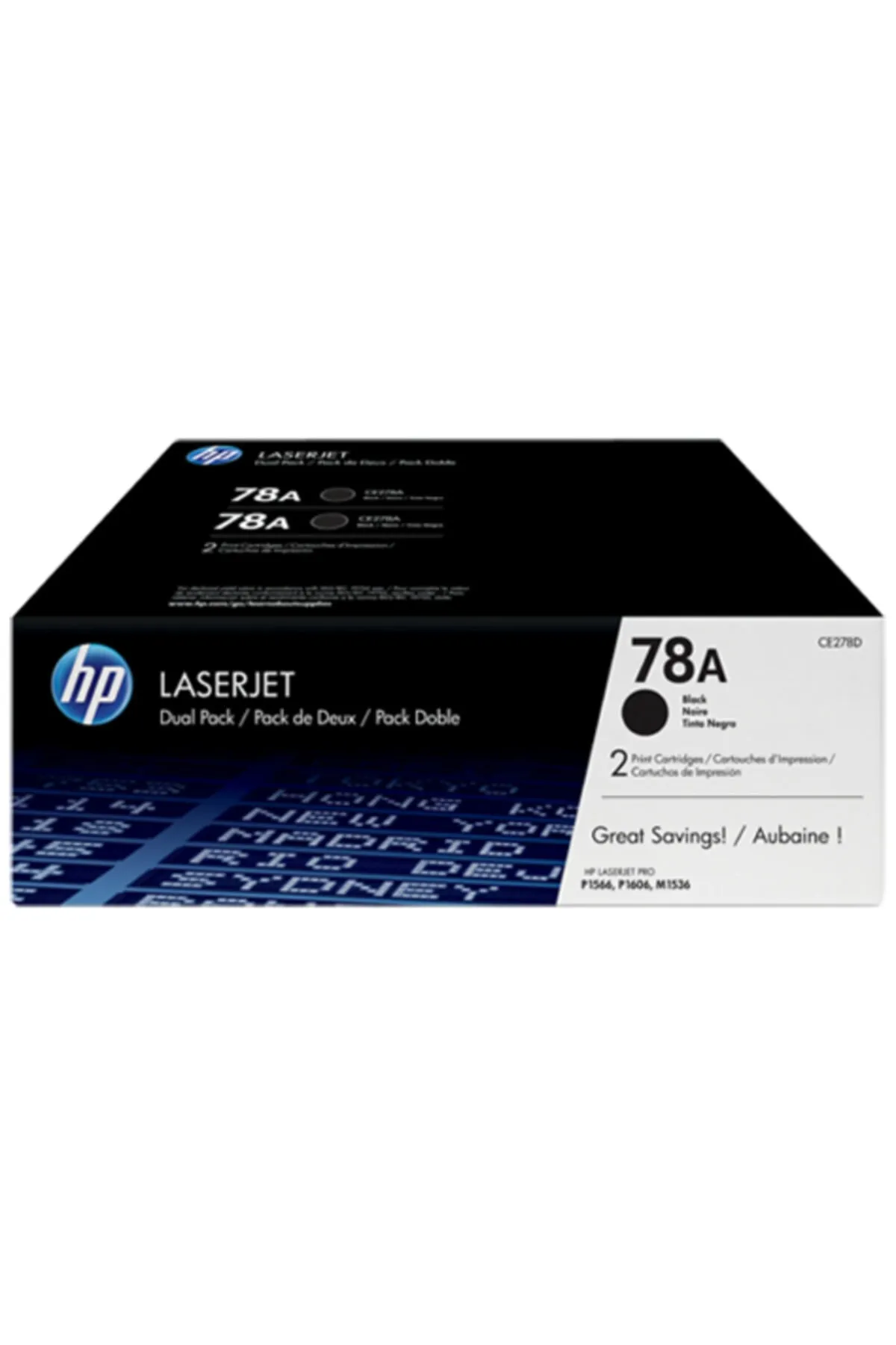 HP Orijinal 78a Toner Siyah 2'li Paket Ce278af