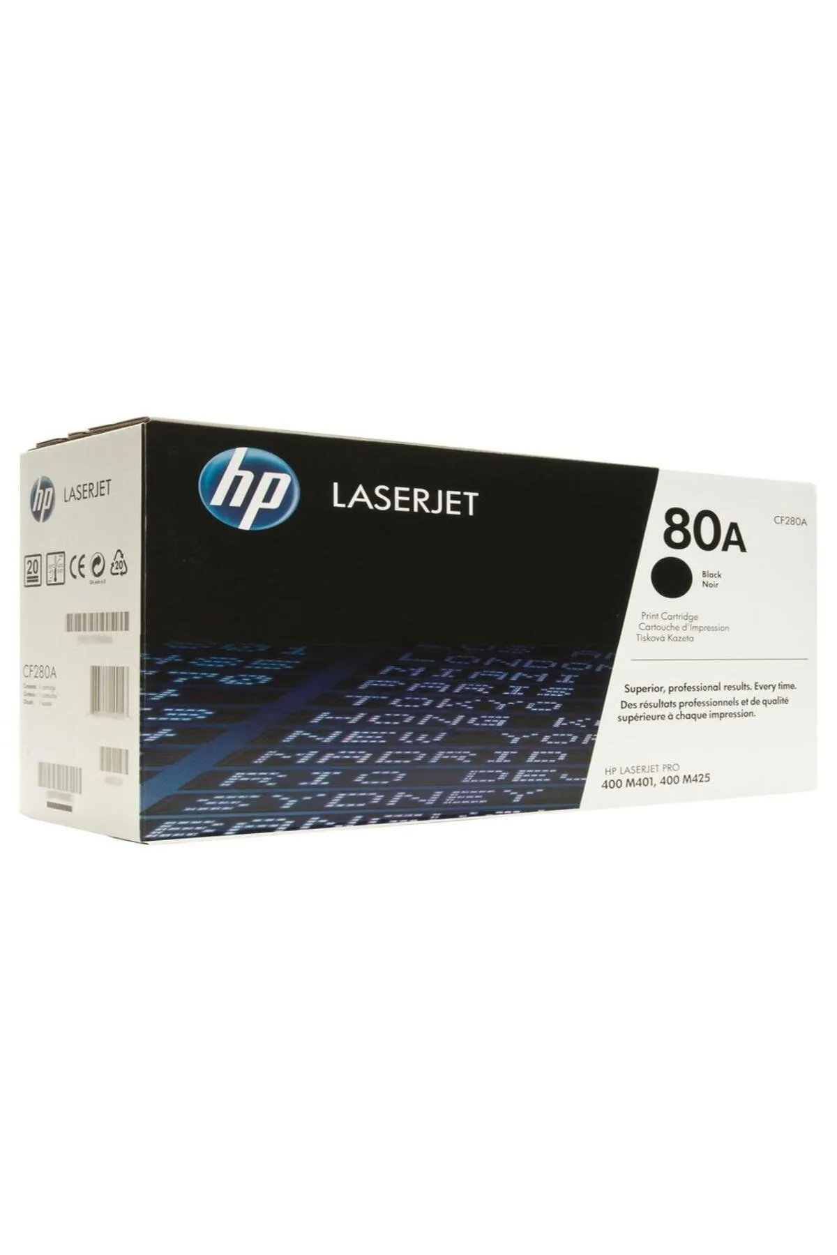 HP Orijinal HP 80A Toner Kartuşu Siyah CF280A