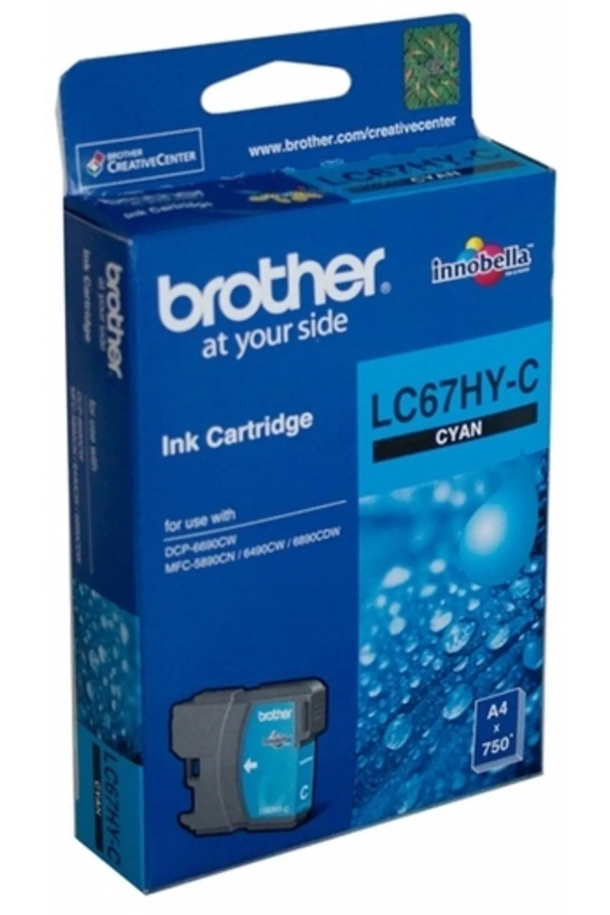 Brother Orjinal Mavi Kartuş  Lc67hy-c