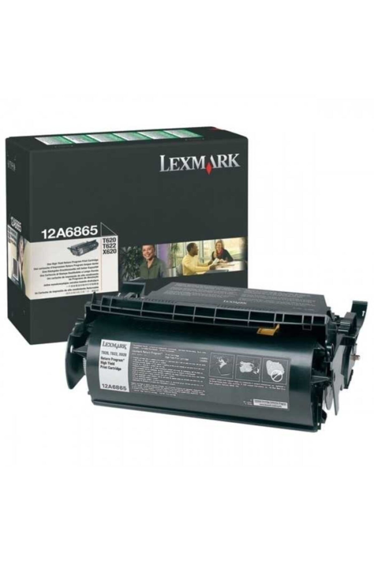 Lexmark Orjinal Toner Y.k T620-12a6865