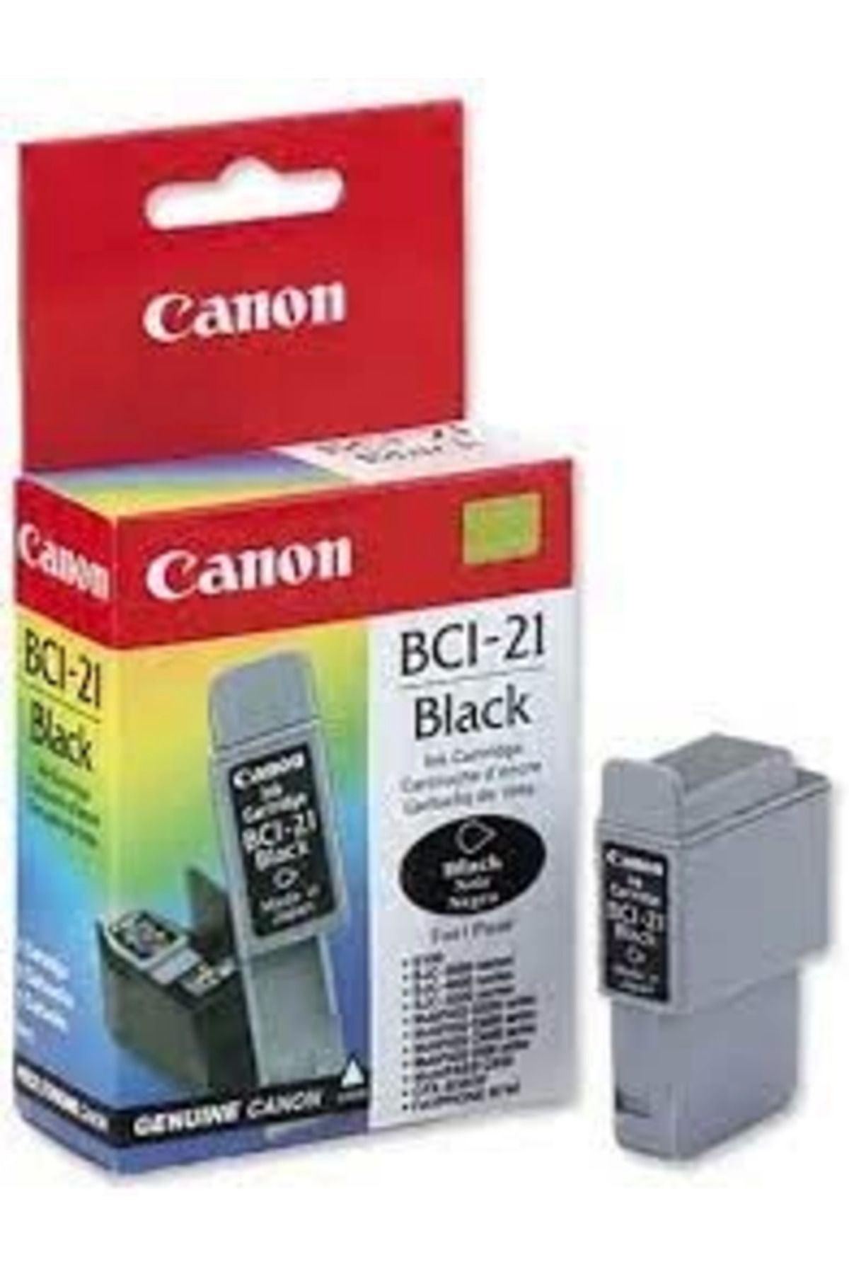 Canon Outlet Bcı-21bk Siyah Mürekkep Kartuş 160 Sayfa (bjc 2000 Bjc 4000 Bjc 5000 B 180c B 2