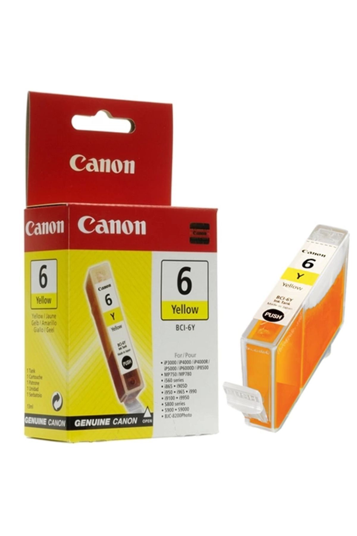 Canon Outlet Bcı-6y Sarı Mürekkep Kartuş 280 Sayfa (BJC 8200 I9900 S820 S9000 IP6000D)