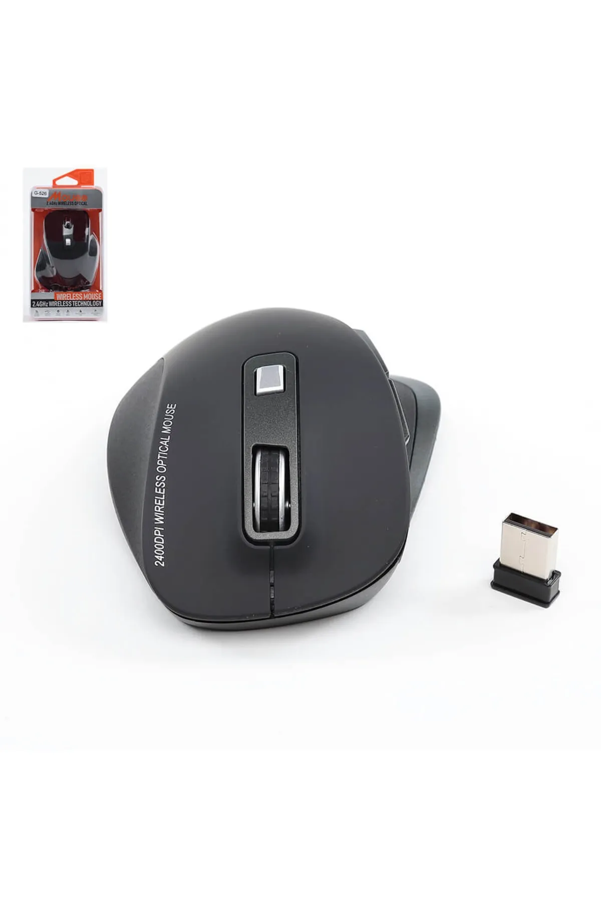 Vigor Oyuncu Mouse G-526 Kablosuz Optik Mouse 2400 Dpı - Oyuncu Gaming Maus Siyah