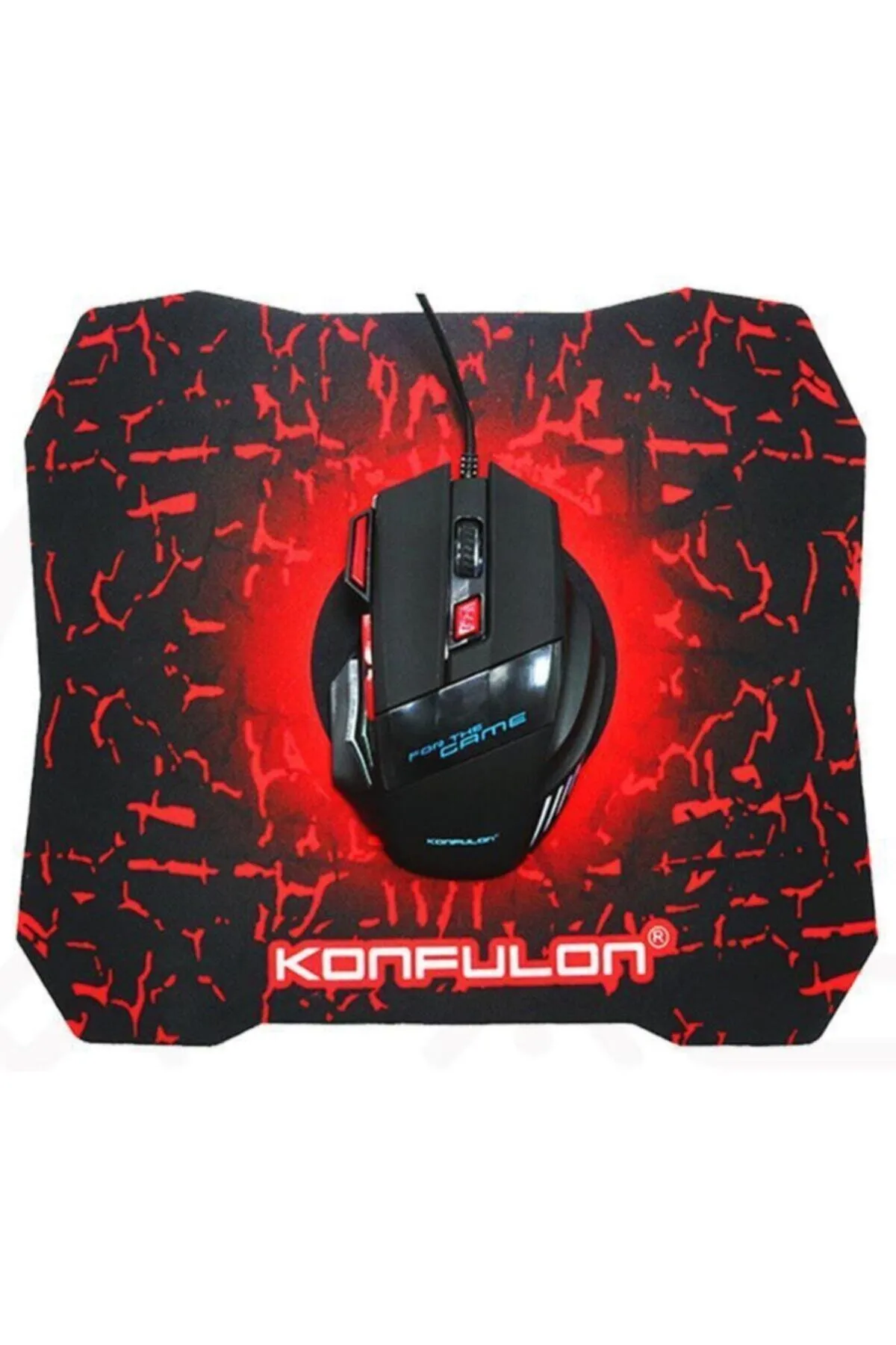 teknosepetim Oyuncu Mouse + Mouse Pad Rgb Işıklı Renk Değiştiren Set Prof. Oyuncu Mouse Pad Gamıng Mouse