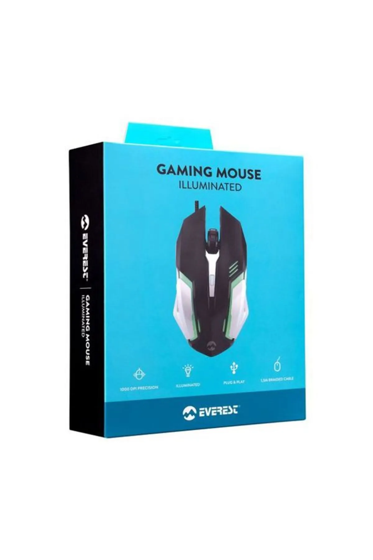 Everest Oyuncu Mouse  Sm-g72EverestUsb Işıklandırmalı Optik Oyuncu Mouse-ERPİLSAN