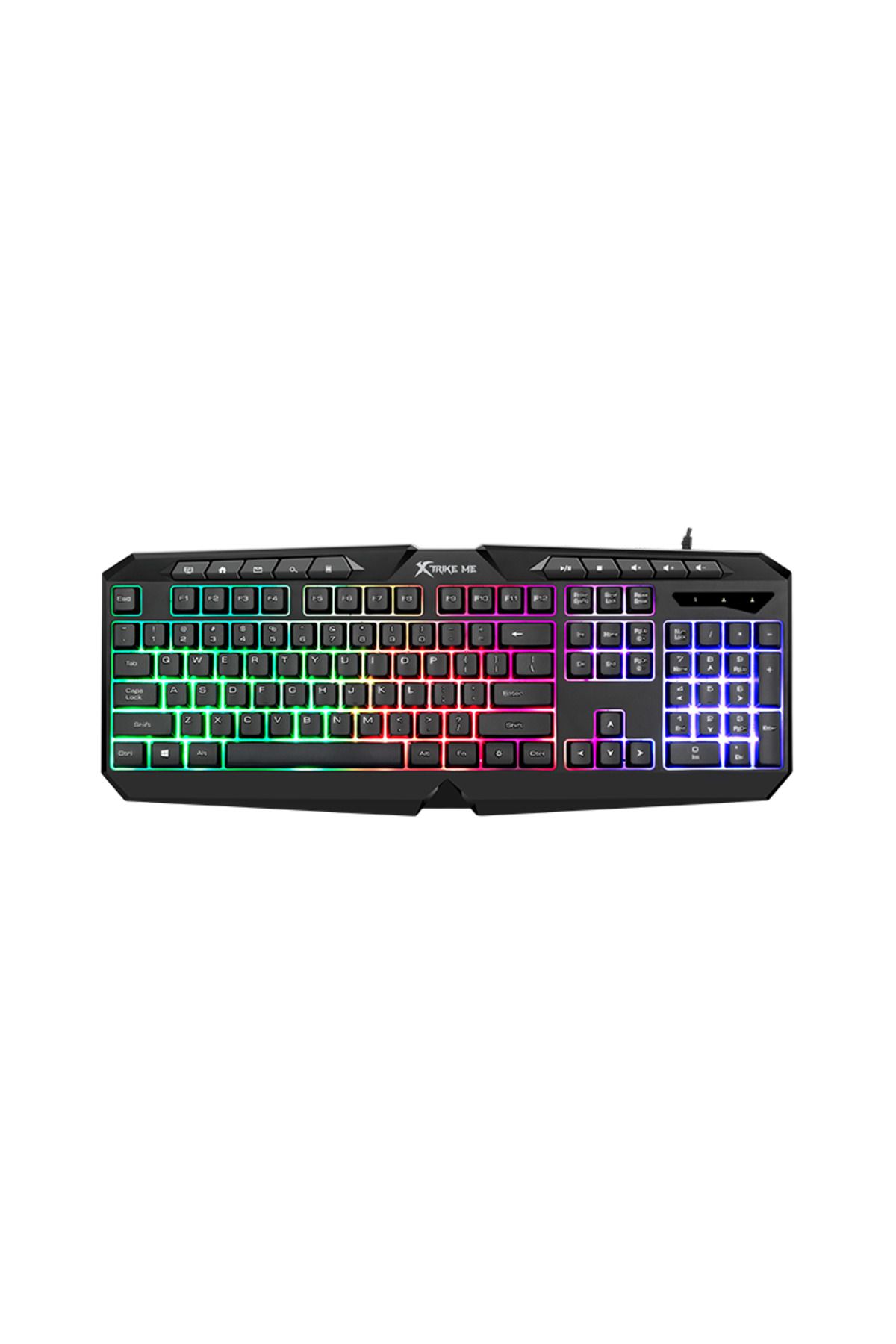 Canpay Oyuncular İçin 4'LÜ Premium Gaming Set LED RGB Klavye, LED RGB Kulaklık, LED RGB Mouse ve Pad Seti