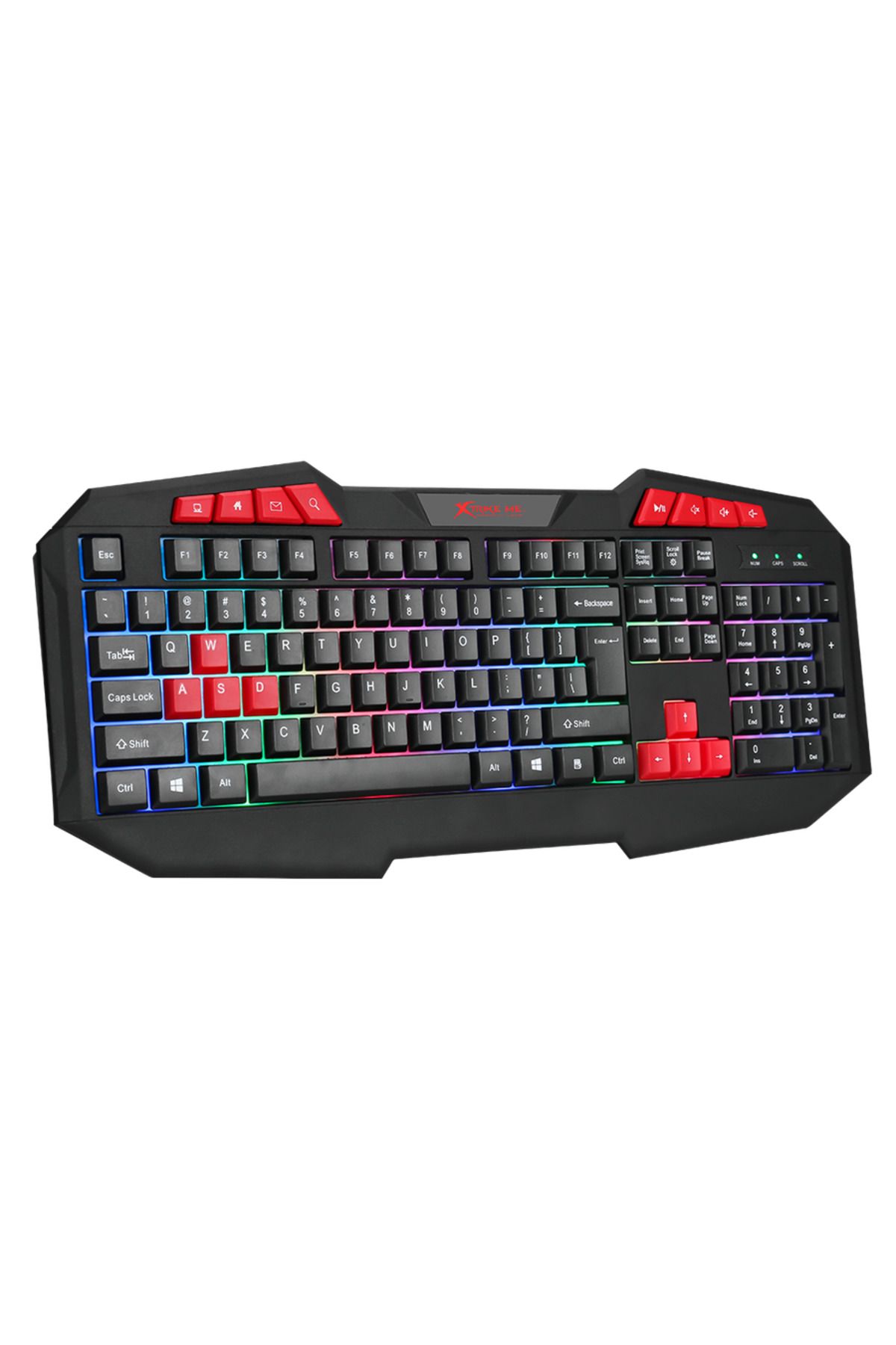 Canpay Oyunlar için Tasarlanmış Renkli LED RGB Aydınlatmalı Profesyonel Gaming Mouse ve Klavye Oyuncu Seti