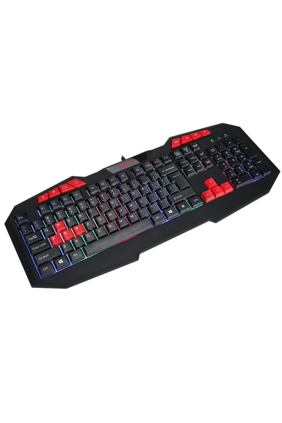 Canpay Oyunlar için Tasarlanmış Renkli LED RGB Aydınlatmalı Profesyonel Gaming Mouse ve Klavye Oyuncu Seti