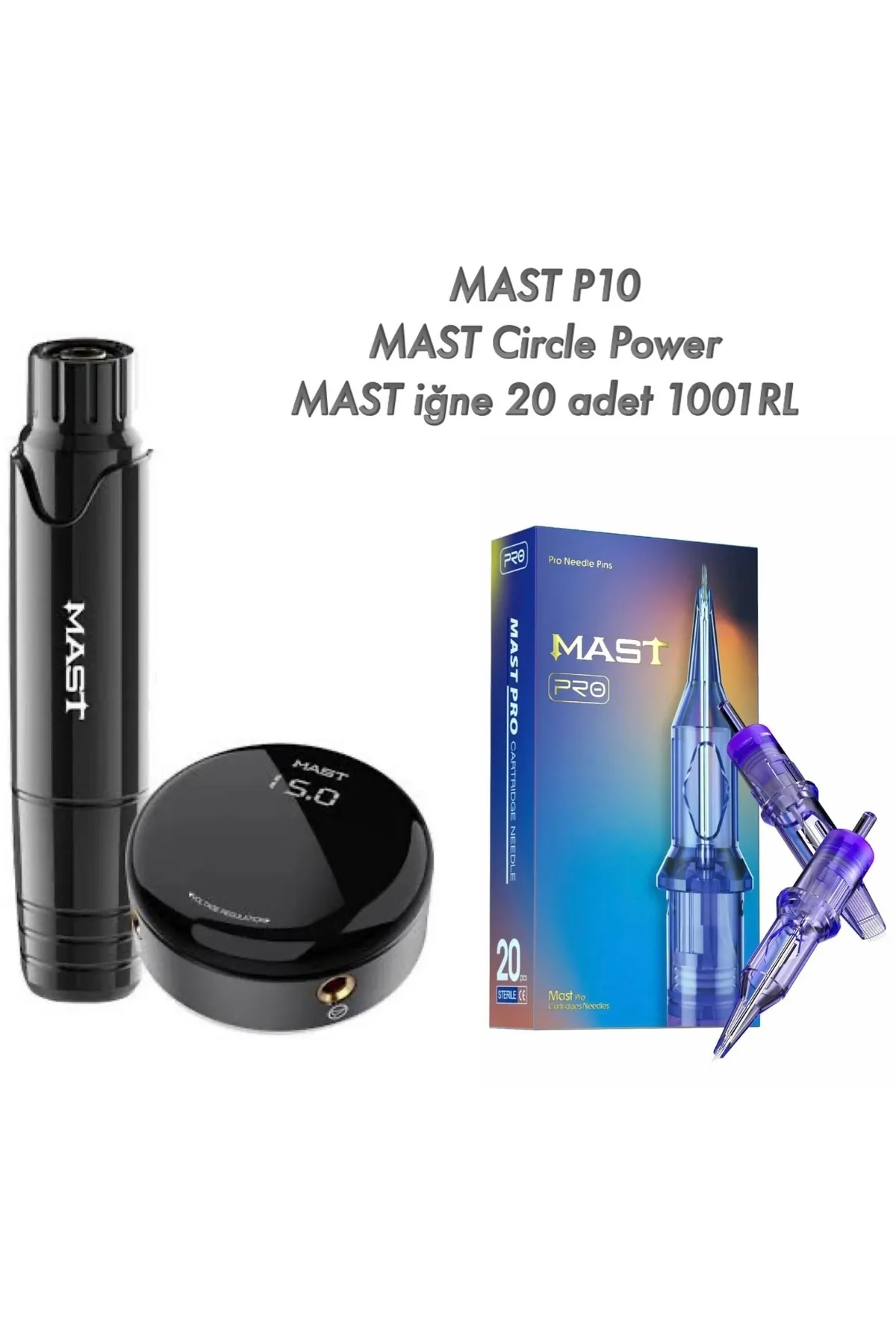 MAST P10 Tattoo & Kalıcı Makyaj Cihazı - Power Supply - Değiştirilebilir Kartuş Uç