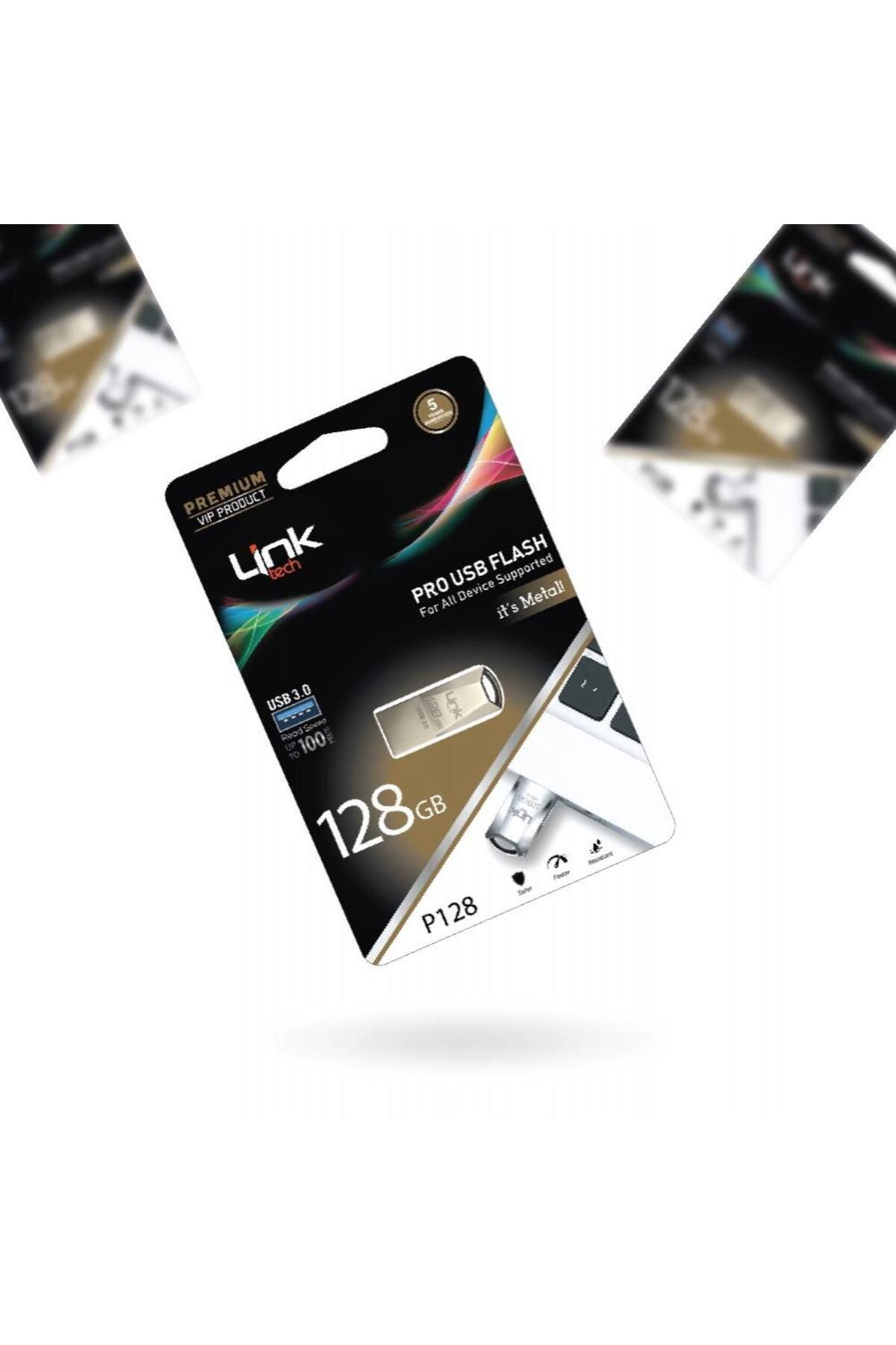 LinkTech P128 Pro Premium 128gb Metal Usb Bellek 100mb/s