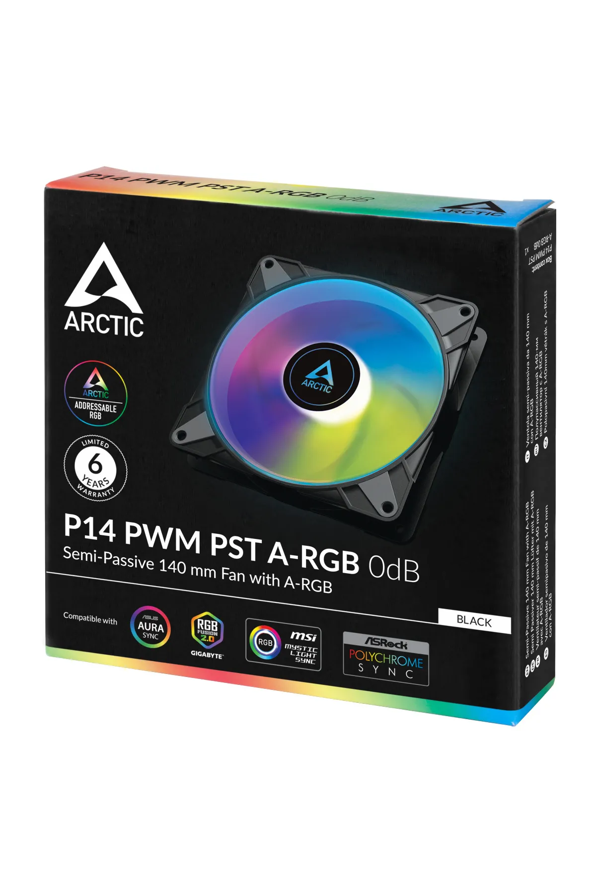 Arctic P14 PWM PST A-RGB 0dB - 14cm 140mm Kasa Fanı (ACFAN00239A)