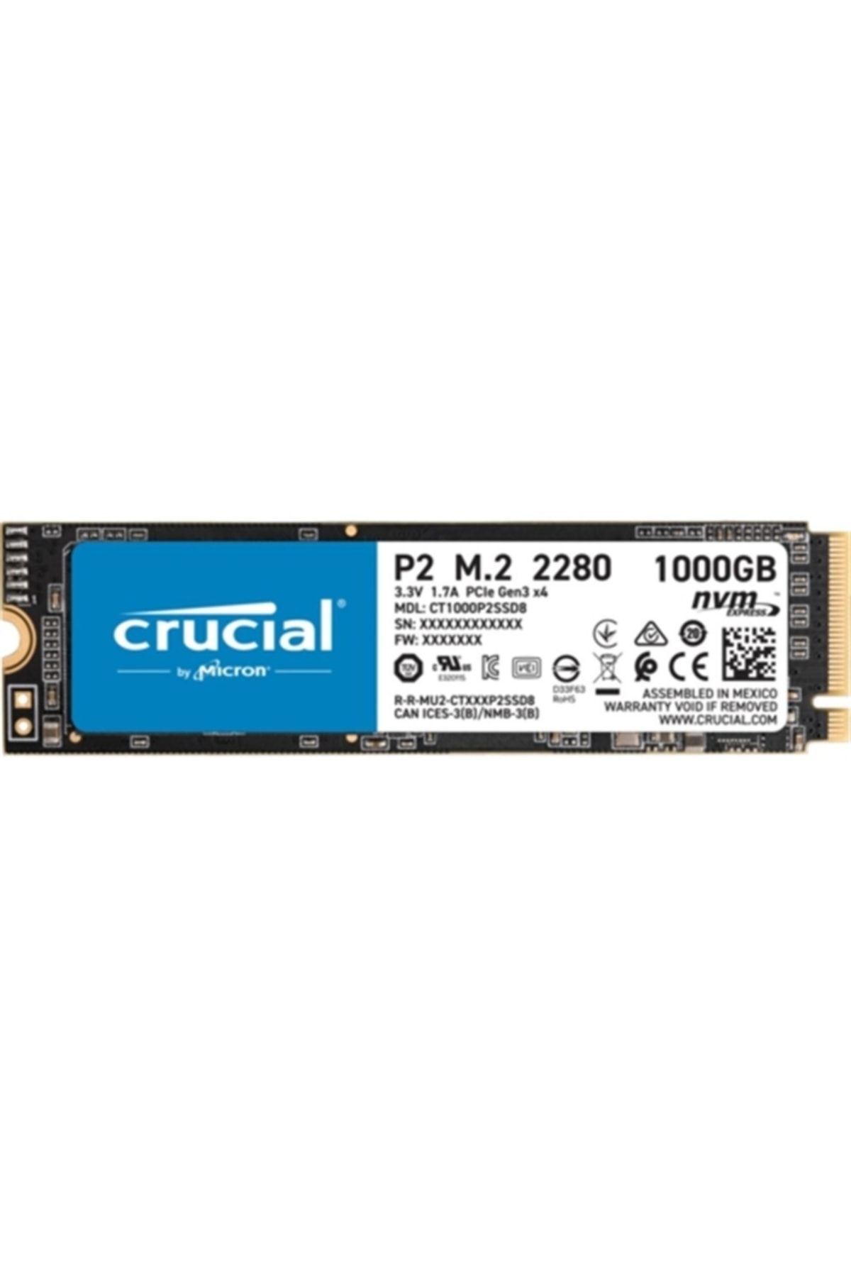 Crucial P2 1tb Ssd M.2 Nvme Pcıe Ct1000p2ssd8