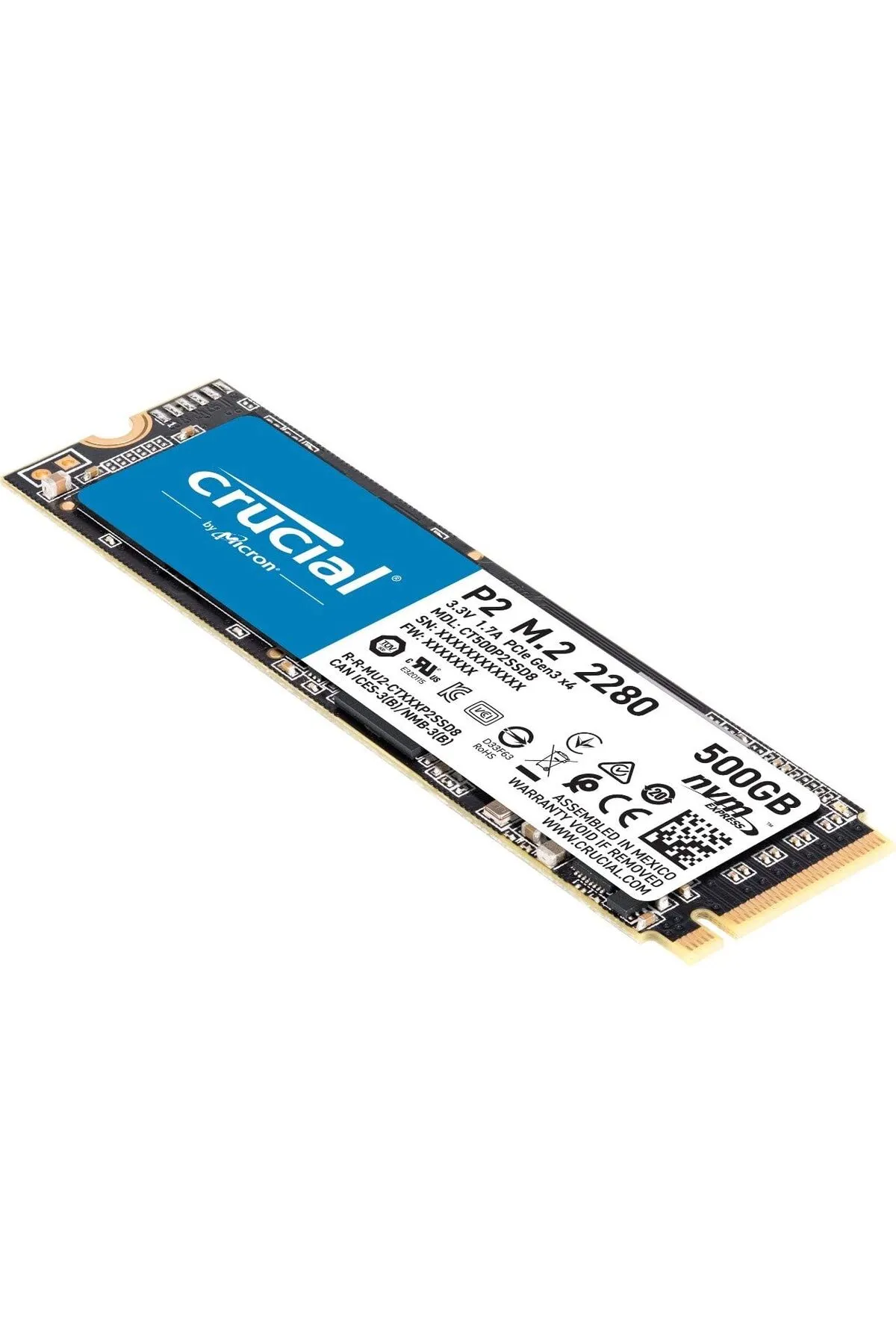 Crucial P2 500gb Ssd M.2 Nvme Pcıe Ct500p2ssd8