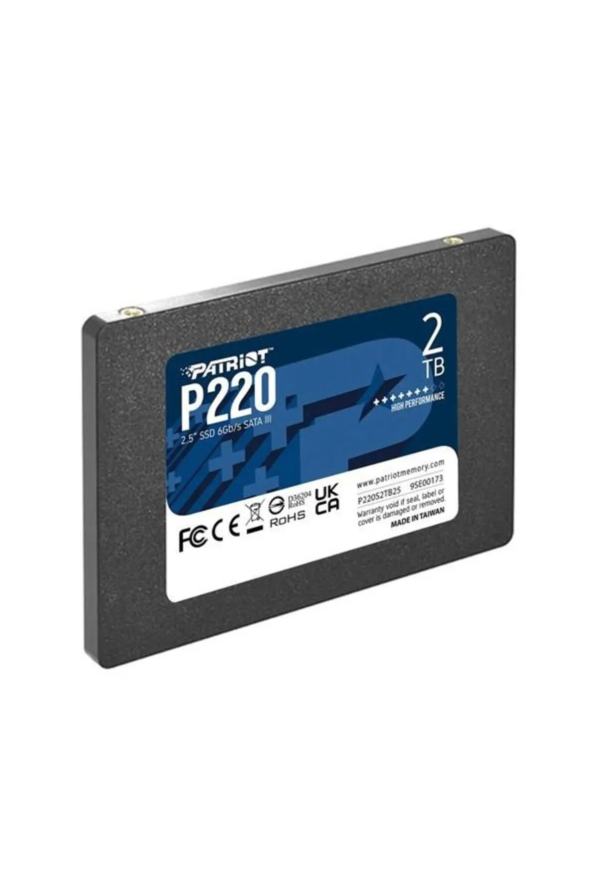 Patriot P220 2tb 550/500mb/s 2.5" Sata3 Ssd Disk (P220S2TB25)