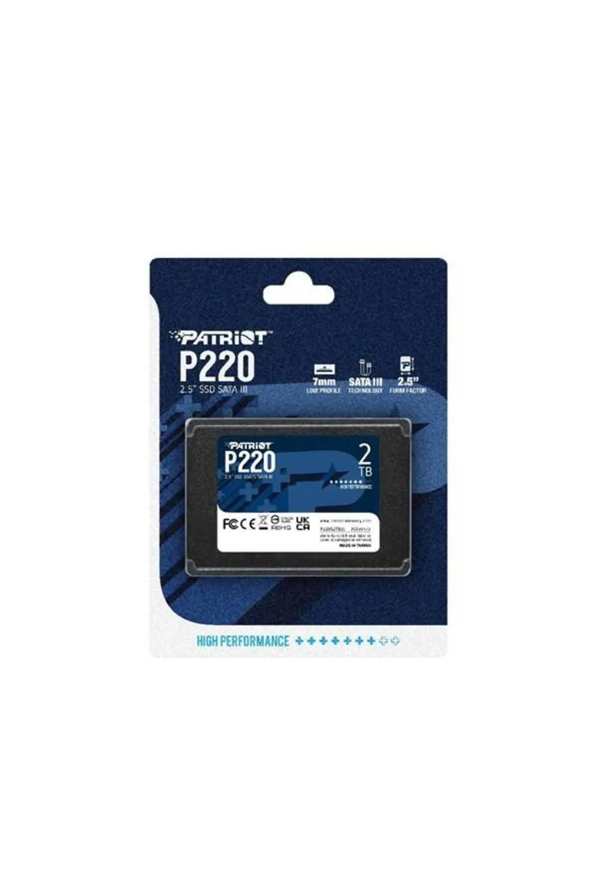 Patriot P220 2tb 550/500mb/s 2.5" Sata3 Ssd Disk (P220S2TB25)