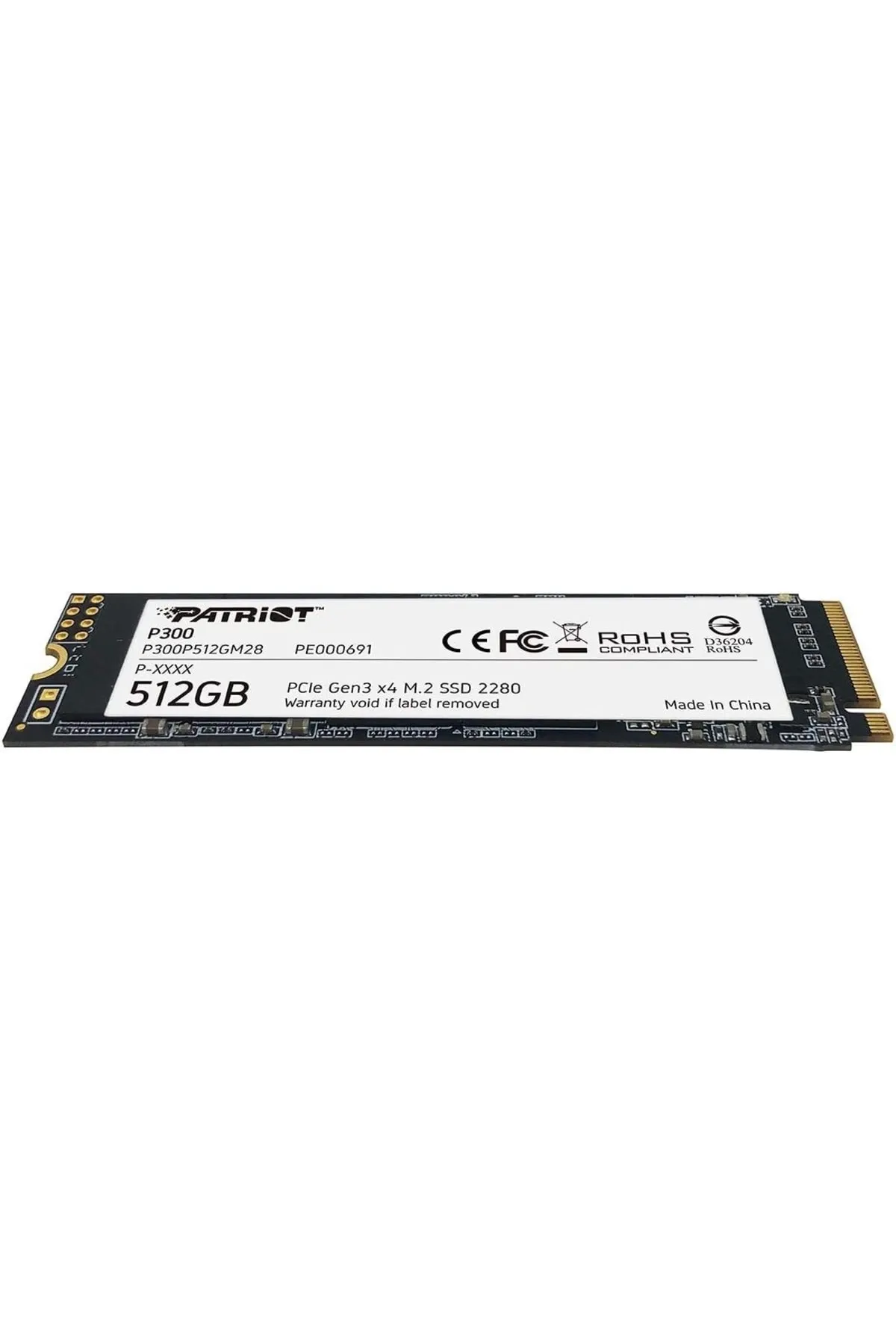 Patriot P300 M.2 Pcıe Gen 3 X4 512gb Low-power Consumption Ssd P300p512gm28