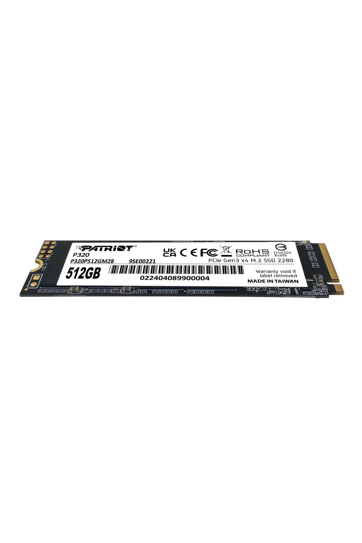 Patriot P320 512gb 3000/2200mb/s Nvme M.2 Ssd (P320P512GM28)