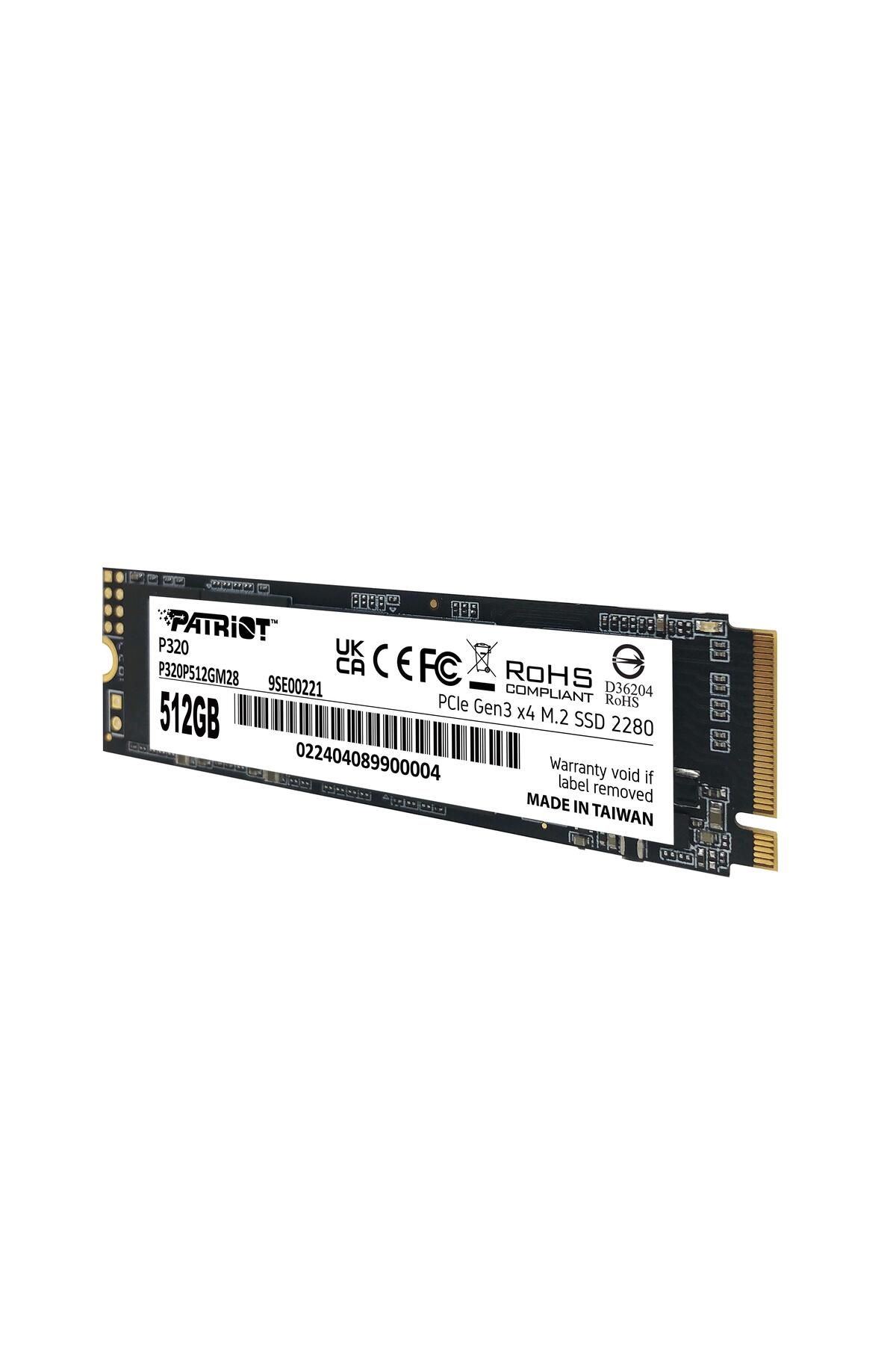 Patriot P320 512gb 3000/2200mb/s Nvme M.2 Ssd (P320P512GM28)