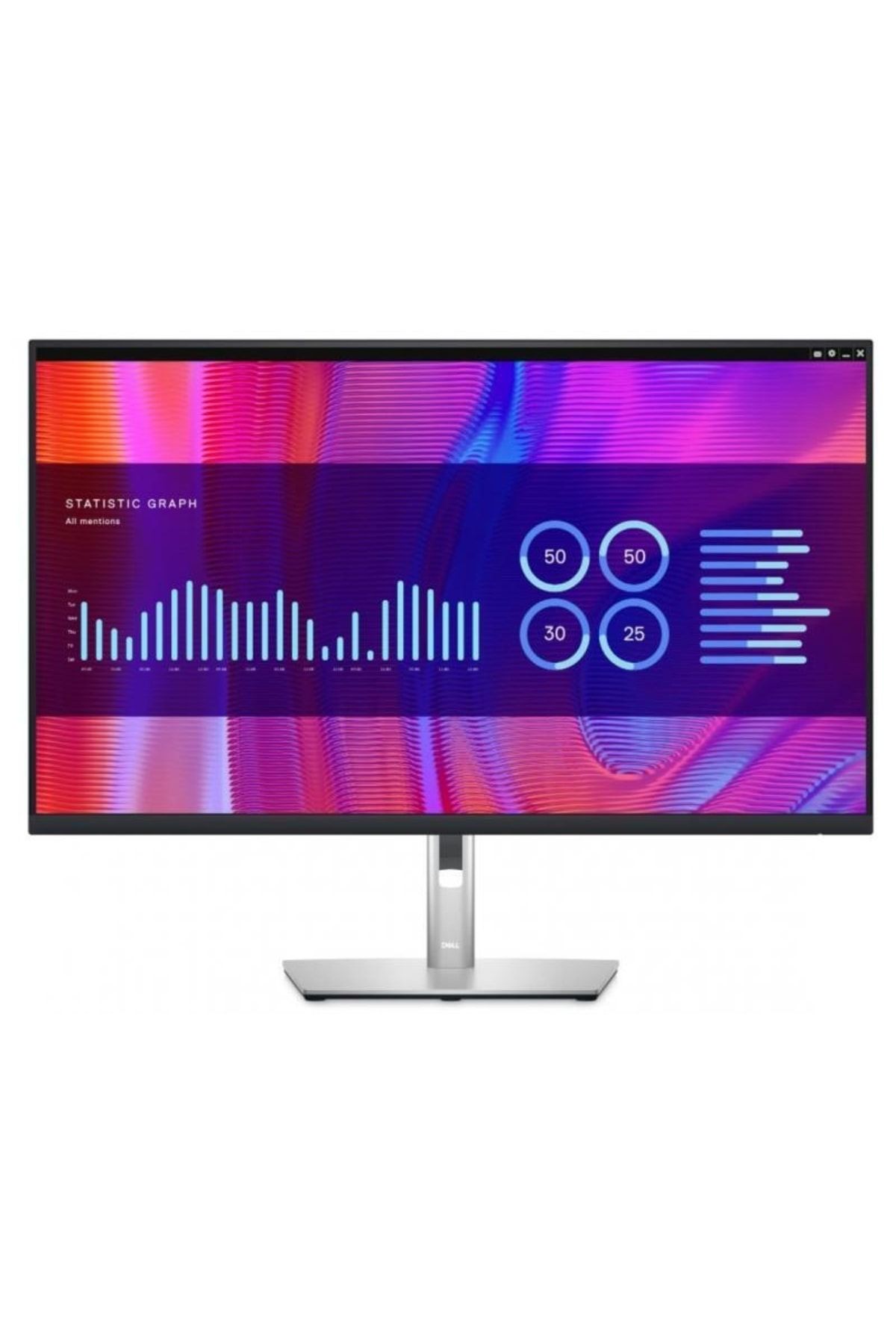 Dell P3223de 31,5" Usb-c Hub Ips Led Monitor 2560x1440, 8ms,hmdı Dp Usb-c