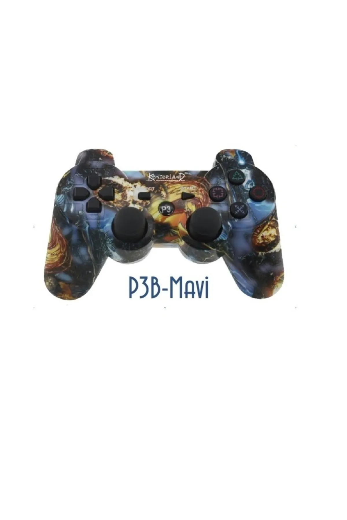 Kontorland P3b-mavi Ps3 Bluetooth Gamepad Oyun Kolu