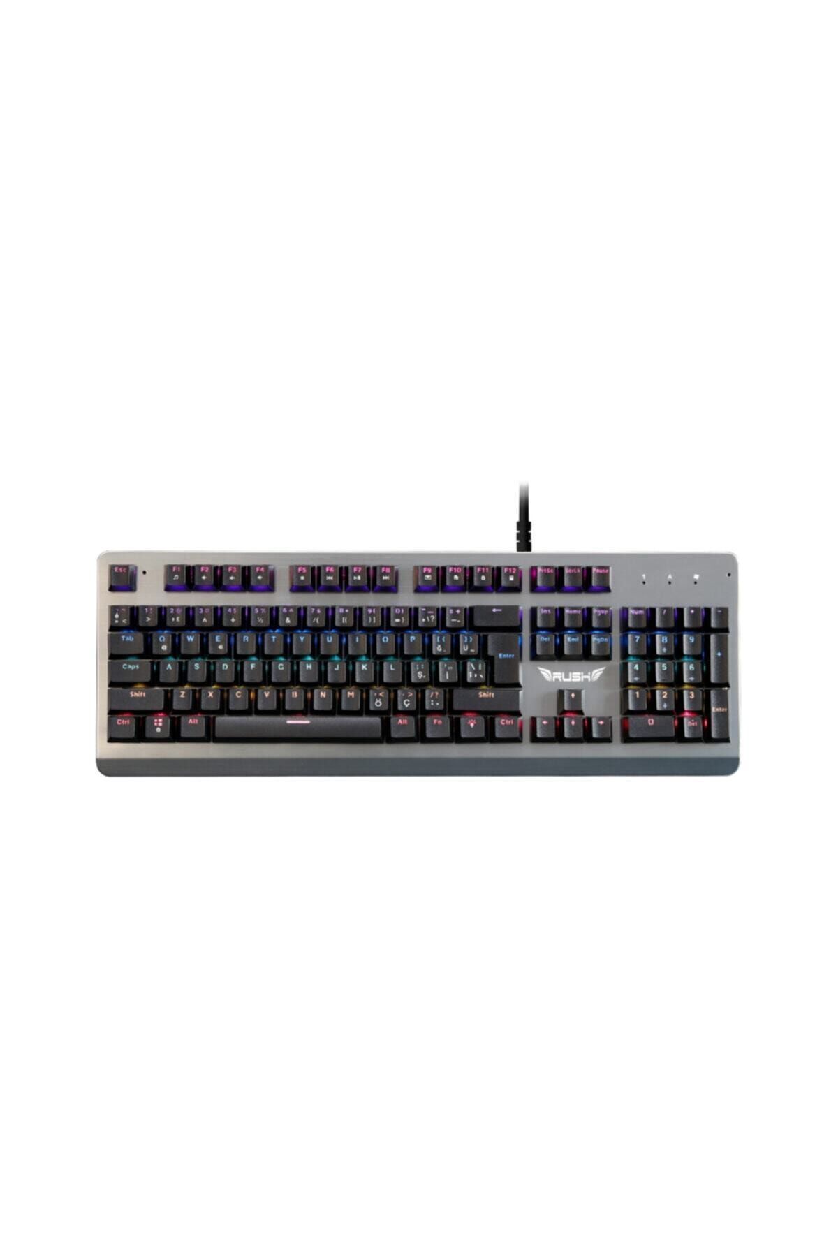 Rush Paladın Rk910 Metal Rgb Oyuncu Gaming Gerçek Mekanik Klavye