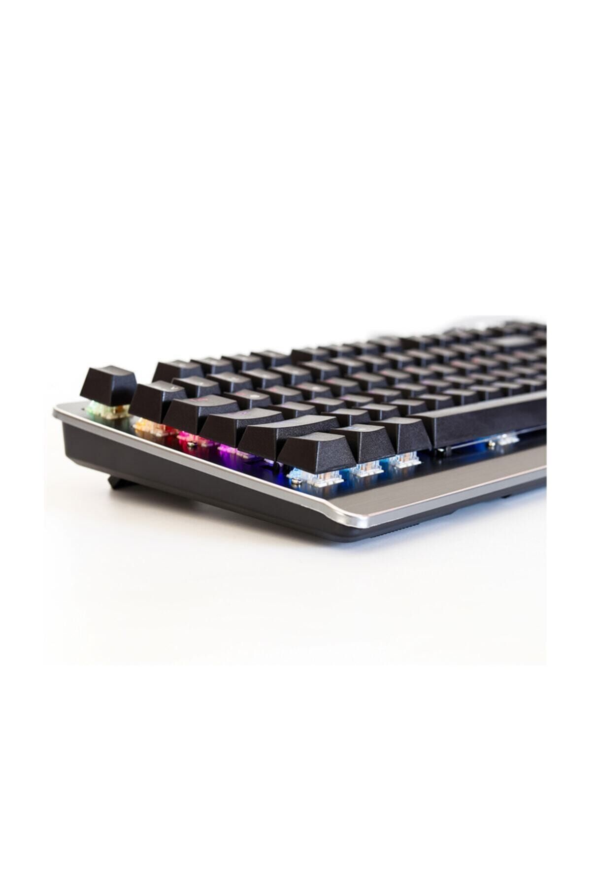 Rush Paladın Rk910 Metal Rgb Oyuncu Gaming Gerçek Mekanik Klavye