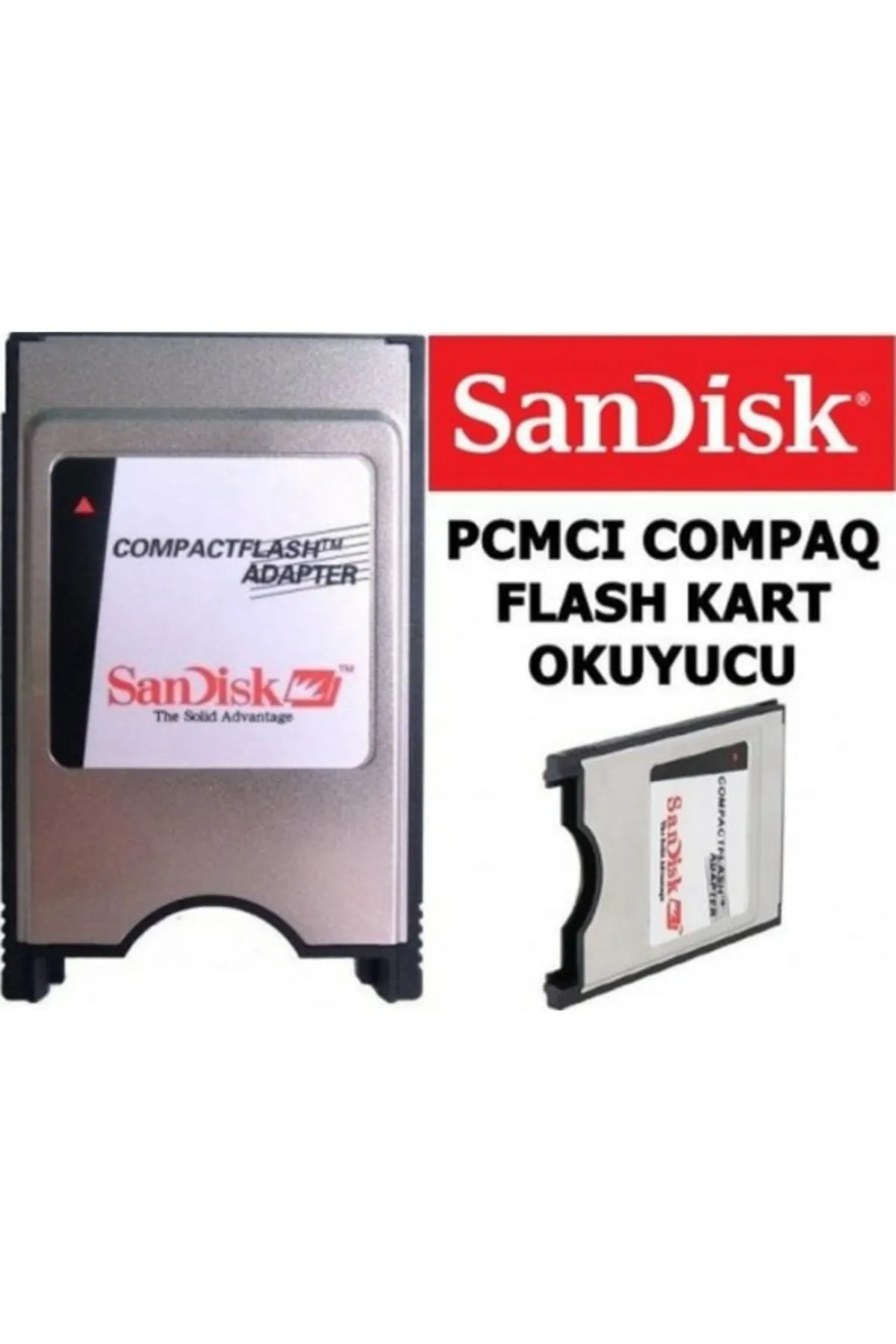 Sandisk PCMCIA Compact Flash Adaptör Kart Okuyucu