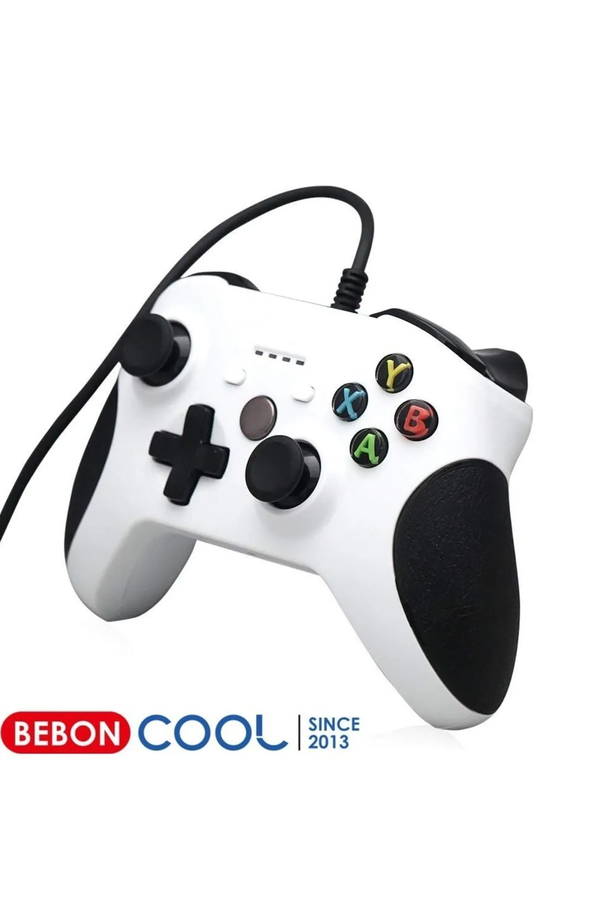 beboncool Pc/steam/geforce Now Uyumlu Tak Çalıştır Çift Titreşimli 1.8m Kablolu Joystick Kol