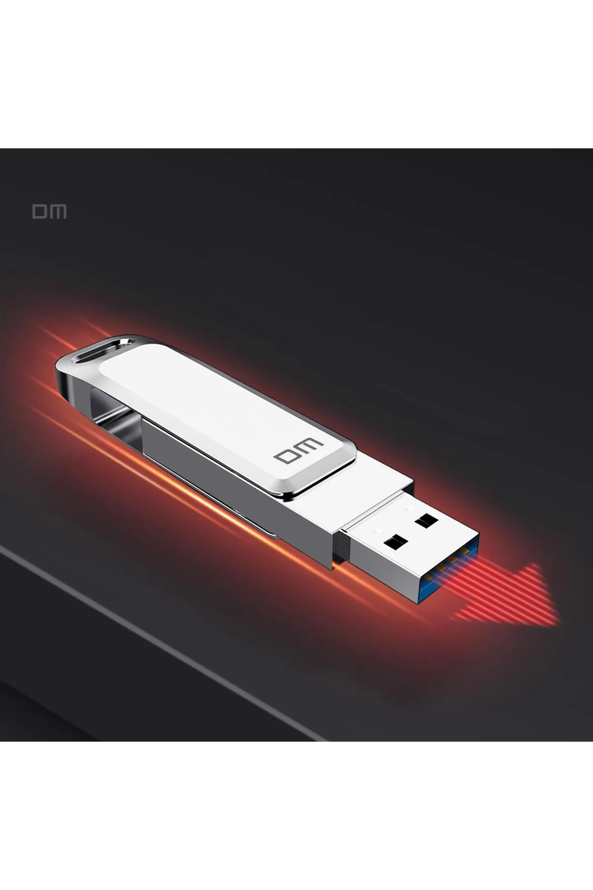 DM Pd168 Metal Usb 3.1 Type C Flash Bellek 512gb