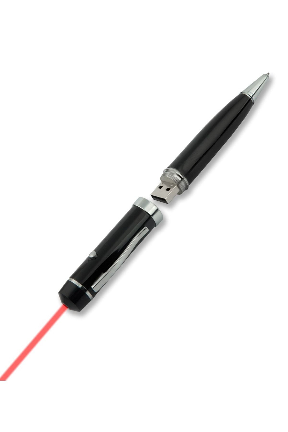 SEDEF SİLVER Pen11 Lazer Pointer Sunum Kalem Usb Bellek Usb 2.0 32gb Kalem