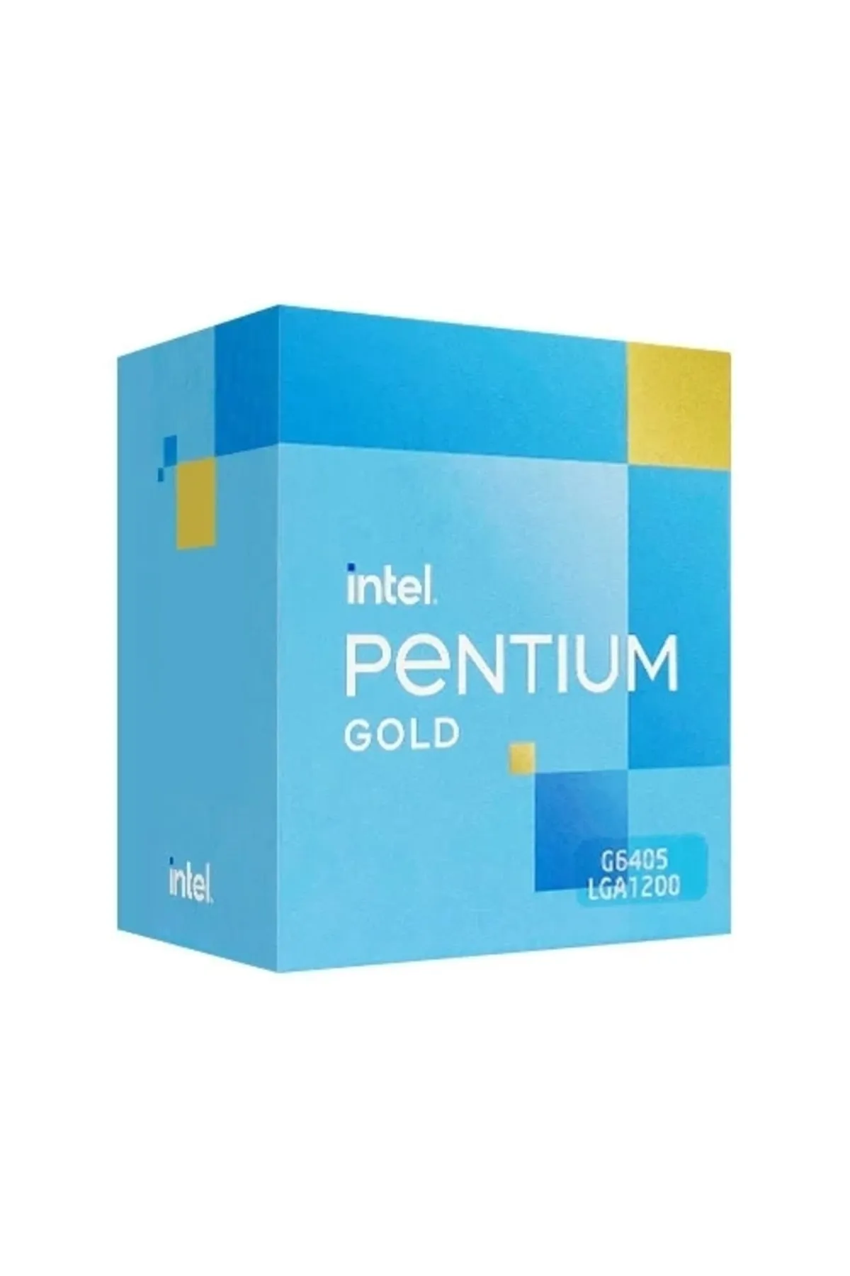 Intel Pentium Gold G6405 4.1 Ghz 4mb Lga1200p 10.nesil Pentiumgold Cometlake,410,460,490 Chipset