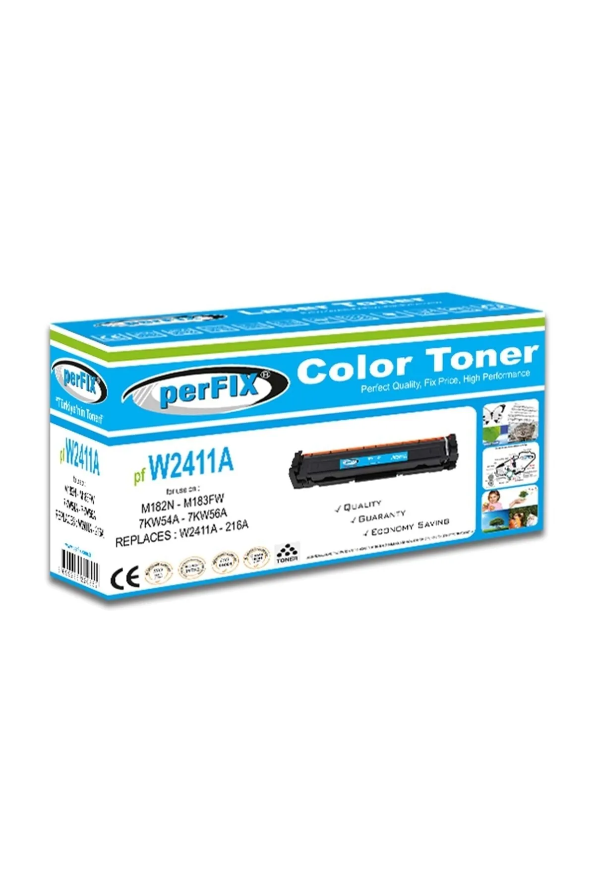 Perfix Perfıx Pf W2411a Chipsiz 216a Mavi Laser Toner 0,85k