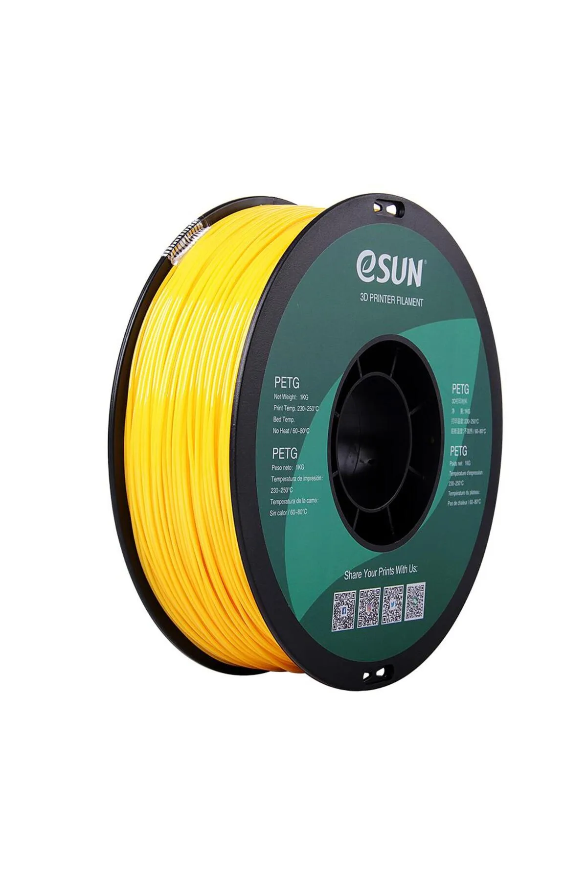 eSun PETG Filament 1.75mm Sarı