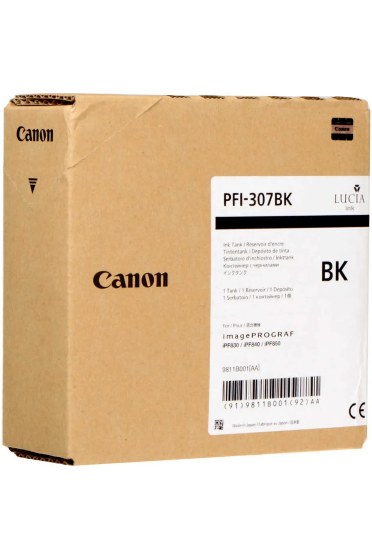 Canon Pfı-307bk Siyah Orjinal Kartuş