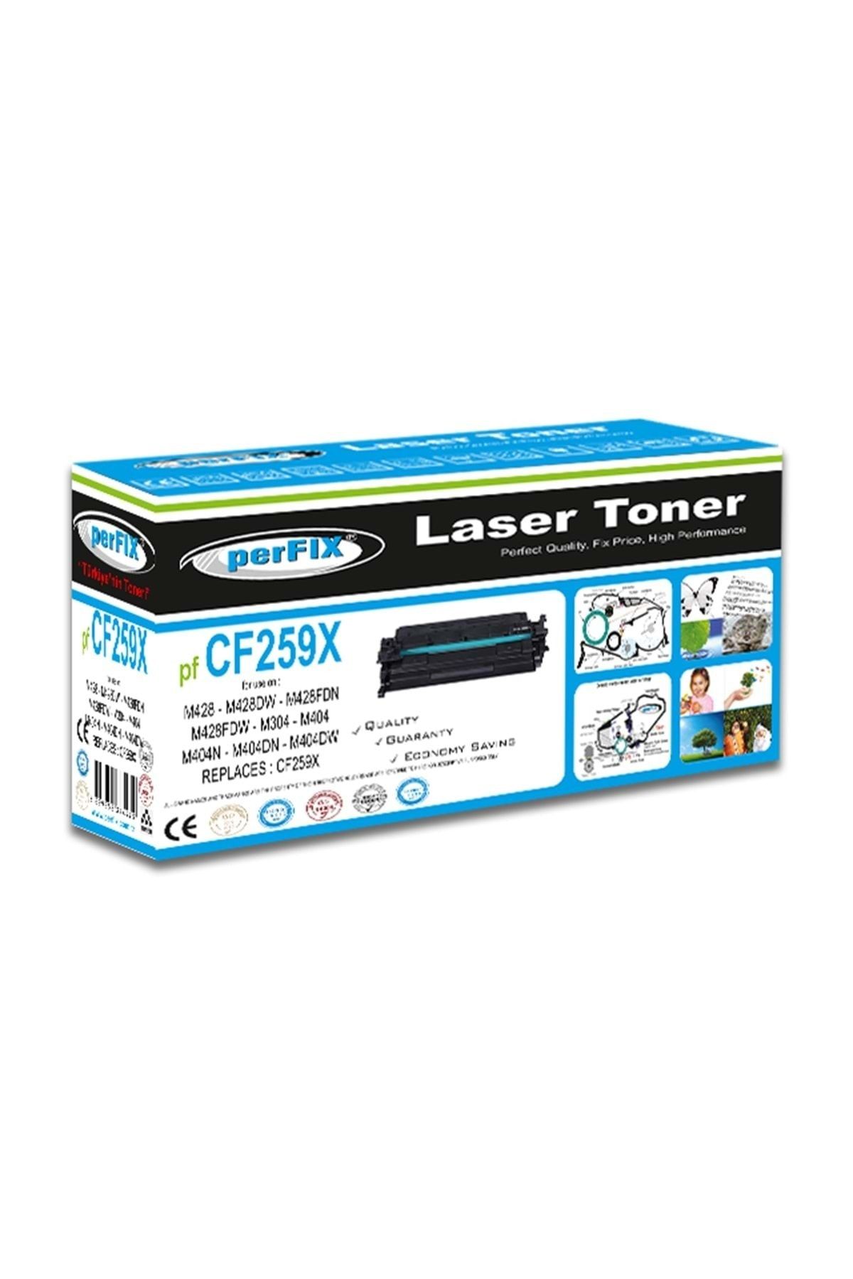 Perfix Pf Cf259x-chipsiz-59x-crg057h Uyumlu Yüksek Kapasiteli Toner 10k